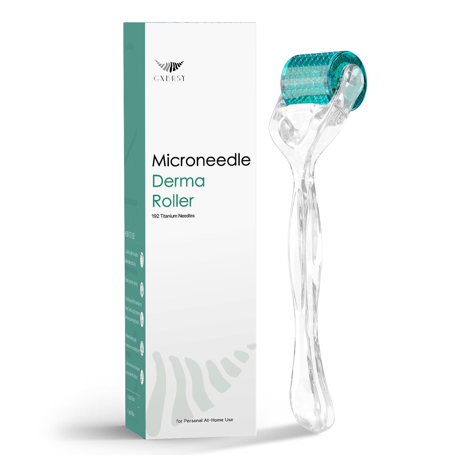 Derma Roller 0.25mm Titanium Needles, 192 Micro Needle Dermal Roller- Microdermabrasion Tool At Home Use