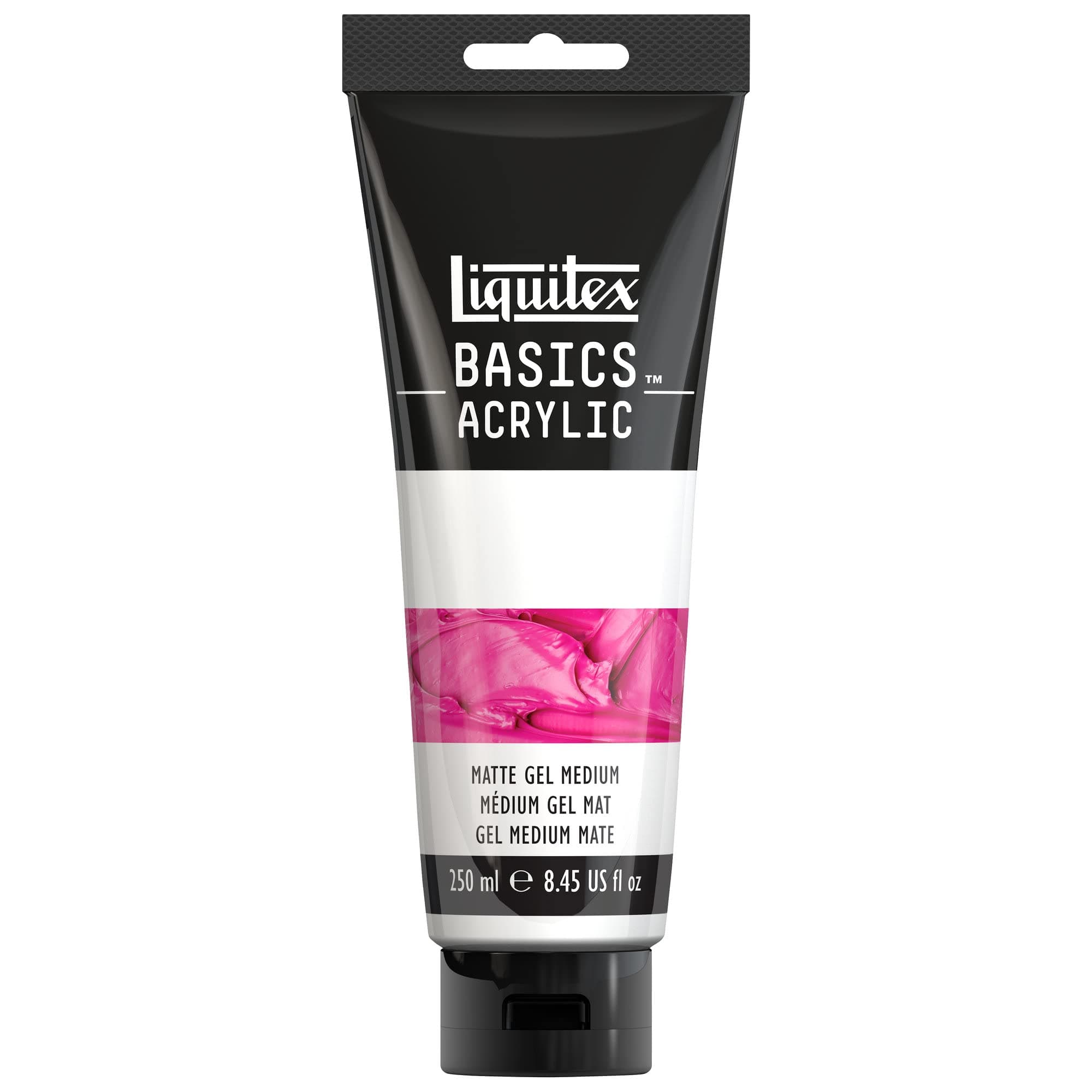 Basics Acrylic Additive, Matte Gel Medium, 250ml Tube