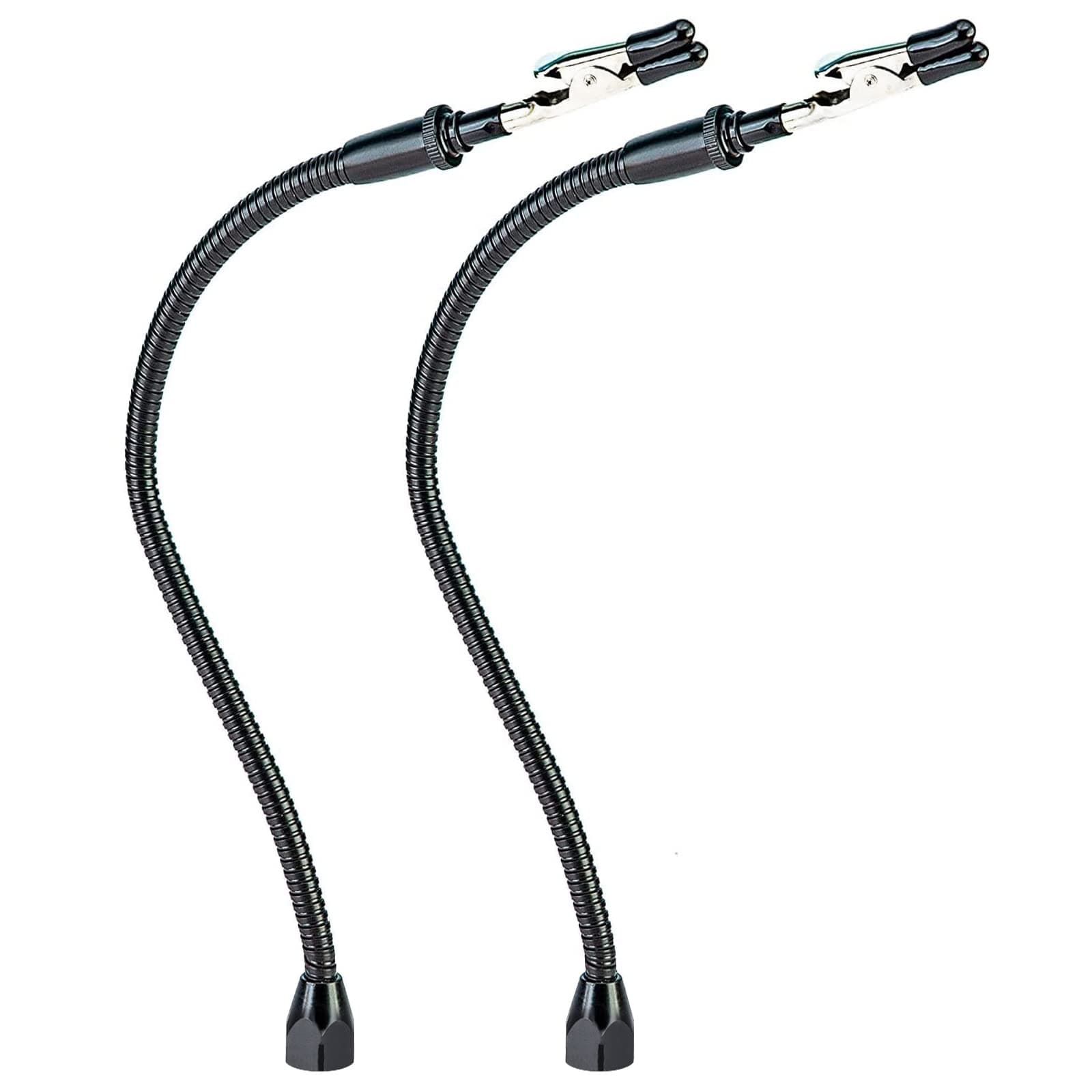 Magnetic Soldering Helping Hands, Third Hand Tools for Soldering, Wire Holders with Flexible Gooseneck Metal Arms for Hobby Welding Crafts(Pack of 2)