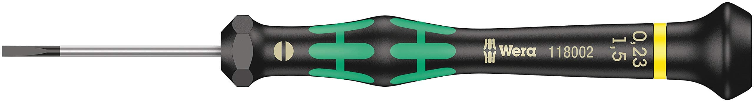 Wera Kraftform 2035 Micro Screwdriver - Slotted Tip 1.5 Mm
