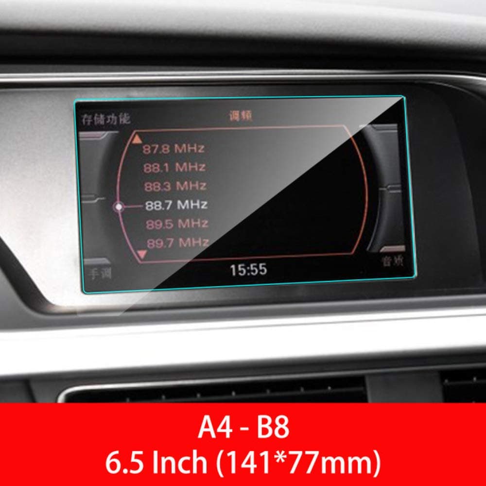 Car GPS Navigation Screen Protector,for Audi A4 B8 B9 HD Clear Tempered Glass Touch Screen Protective Film Auto Car Accessories