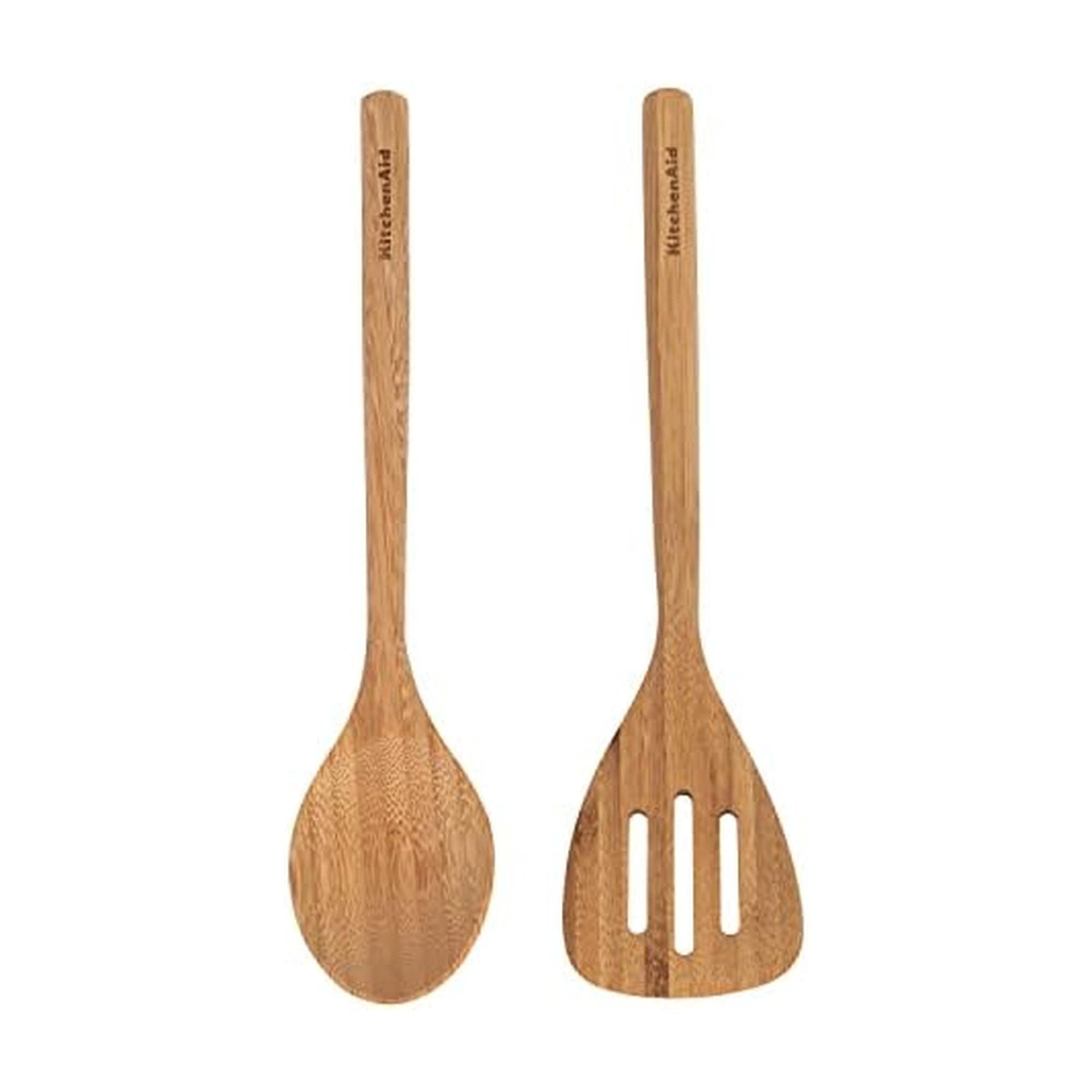 KitchenAid Bamboo Turner and Spoon Set, 2-Piece