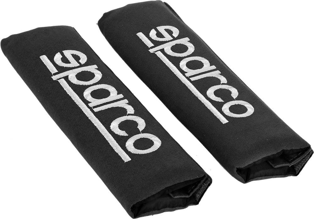 SPC1204BK Seat Belt Padding, Black, 2 Units, Nero