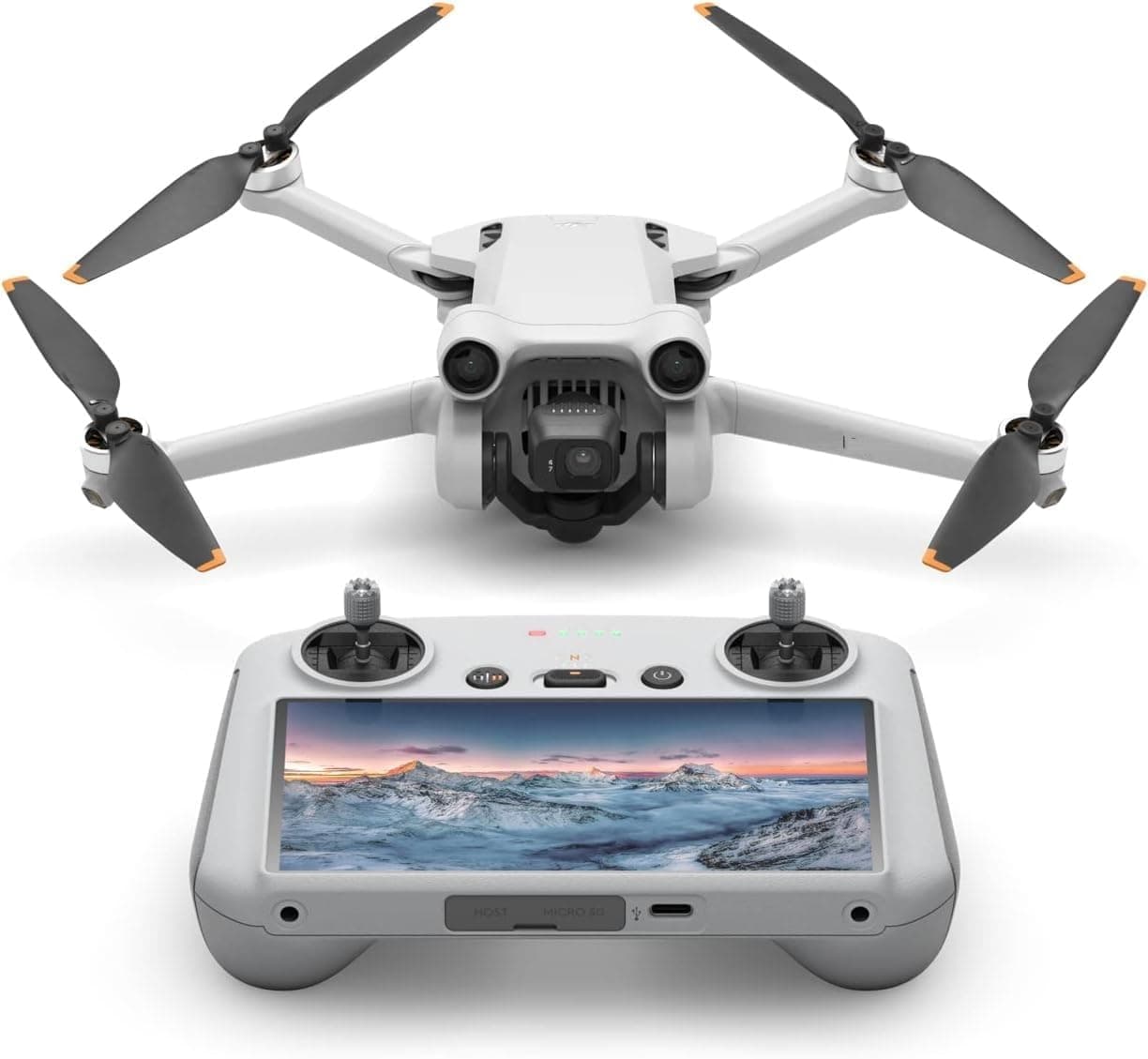 FLY-Lightweight Mini Drone with 48MP Camera 4K Video, More than 45 Mins Flight Time, Around 249 g, Tri-Directional Auto Obstacle Sensing, Return to Home, GPS Drone with HD Camera