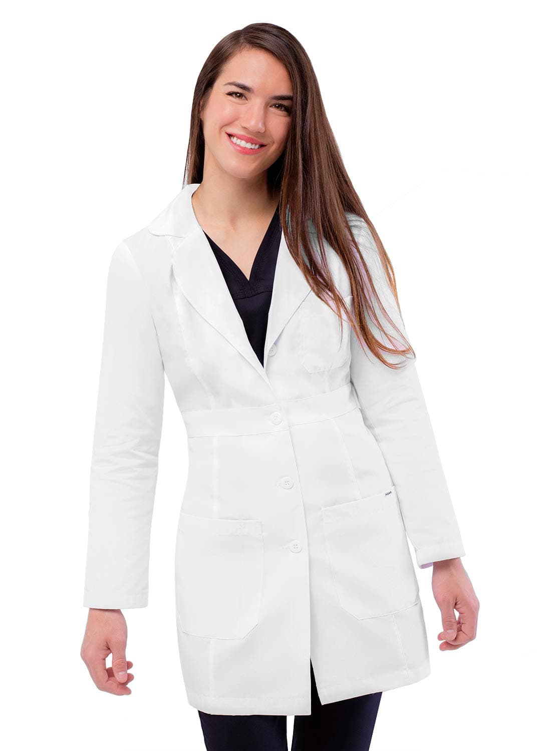 Adar Universal Women's 33" Adjustable Belt Scrub Lab Coat