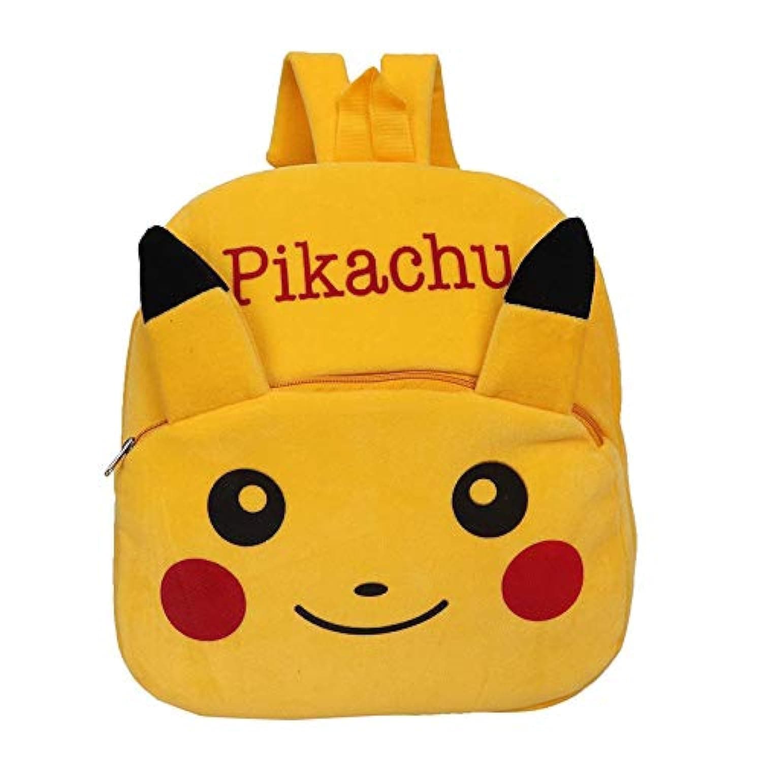 blue treeblue tree 2 Compartments Cute Kids Backpack Toddler Bag Plush Animal Cartoon Mini Travel Bag for Baby Girl Boy 1-6 Years (New-Pikachu), Yellow, 20 Litres