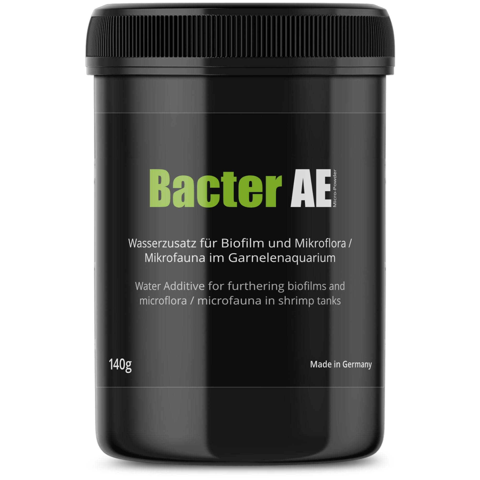 GlasGarten Bacter AE |140g - Premium water additive with microorganisms, improved water quality & natural biofilm for a good microclimate in the aquarium