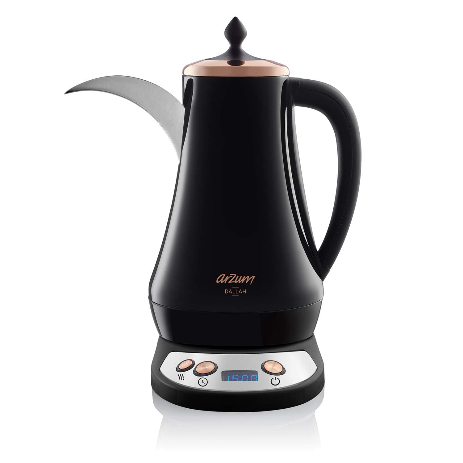 AR3070 Dallah Arabic Coffee Maker, Plastic, 1300 W, 1.3 liters, Black