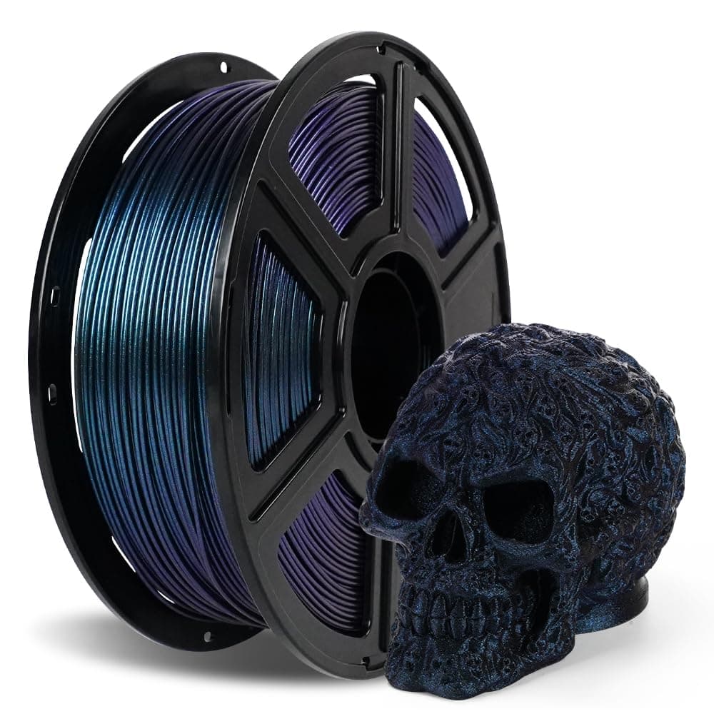 FLASHFORGE 3D Printer Filament, PLA Filament 1.75mm, 1KG Spool (2.2lbs), Dimensional Accuracy +/- 0.02mm for FDM 3D Printers, Better Tenacity & No Knotting (Burnt Titanium)