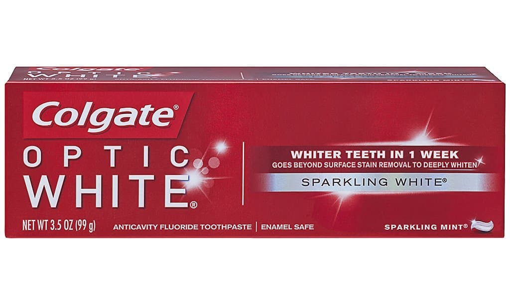 ColgateOptic White Whitening Toothpaste, Sparkling White - 3.5 ounce