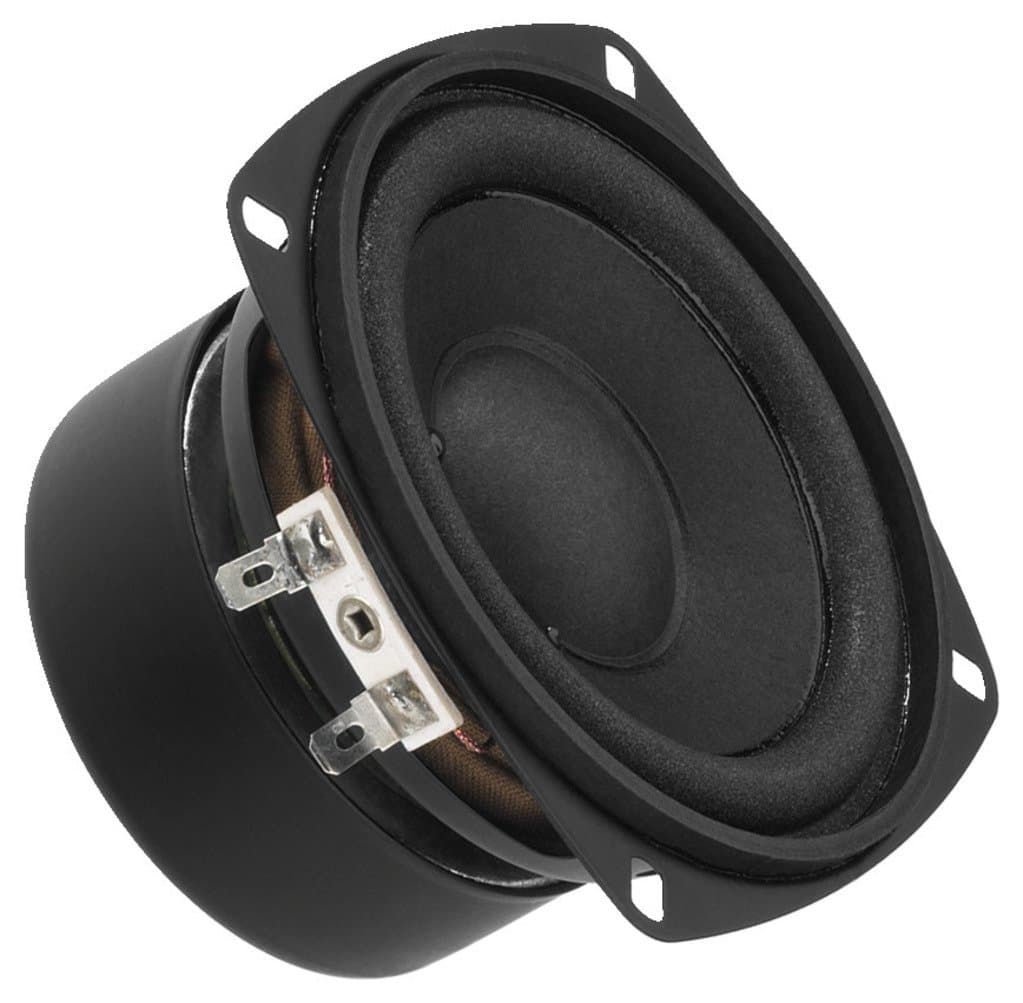 MONACOR SP-10/4S Universal Speaker, 15 W, 4 Ohm, Black
