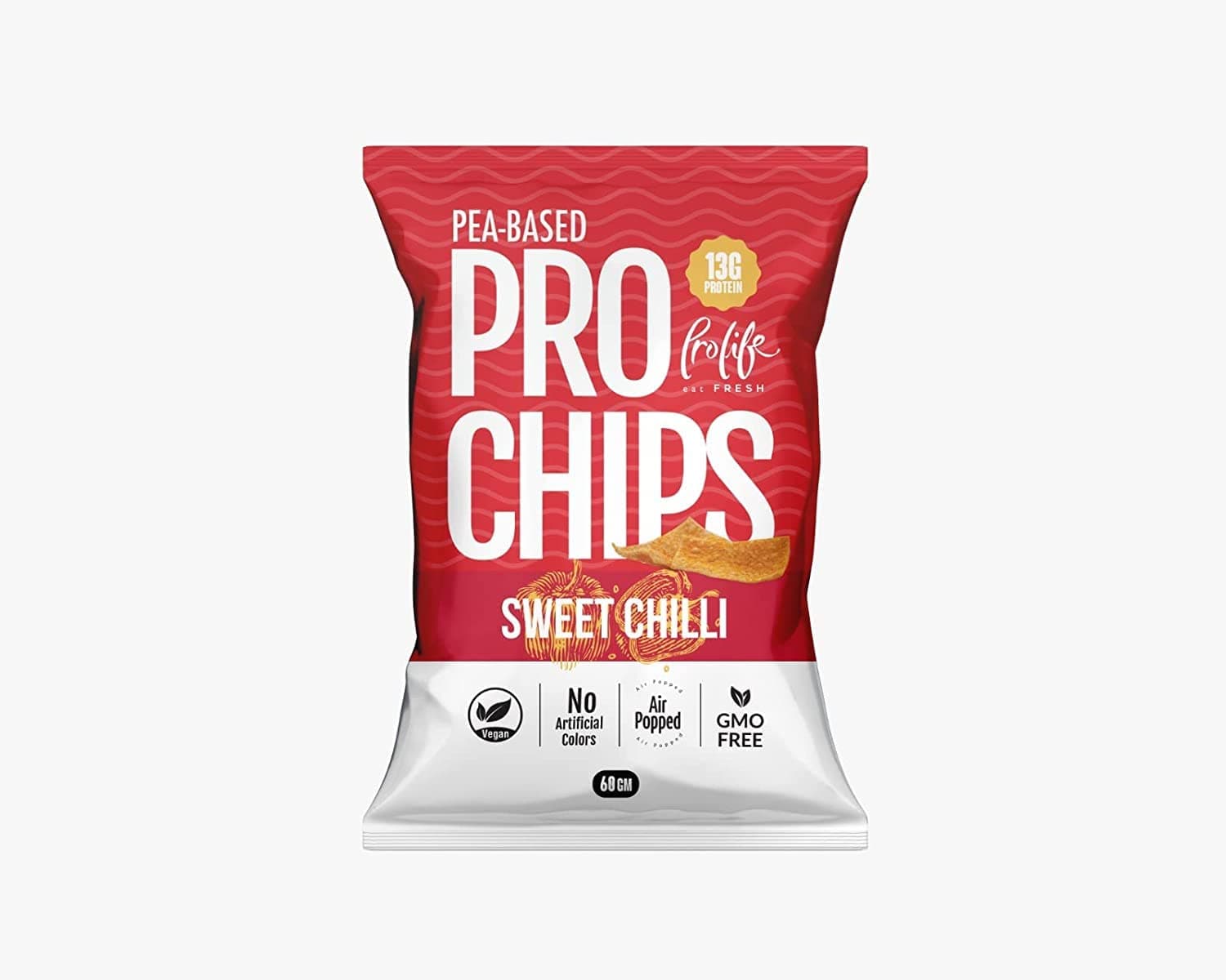 Pro Life Pea-based Chips Sweet Chili 50g