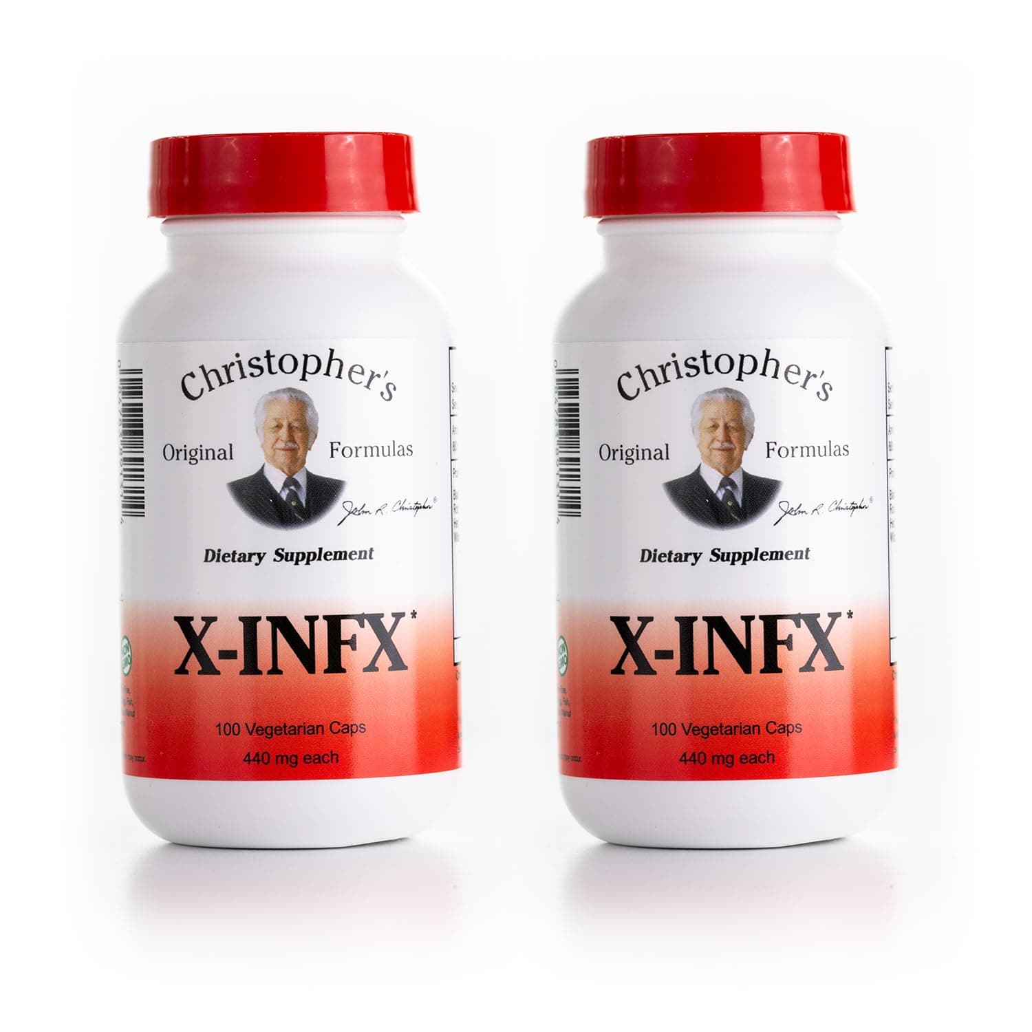 X-INFX Formula, Natural Immune Support, 2 Pack, 100 Caps Each