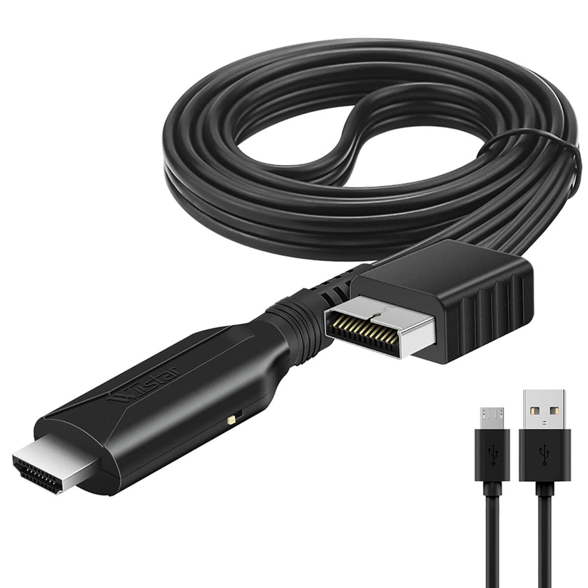 HDMI Cable for PS2 & PS1, PS1/PS2 to HDMI Adapter with True RGB Signal Output