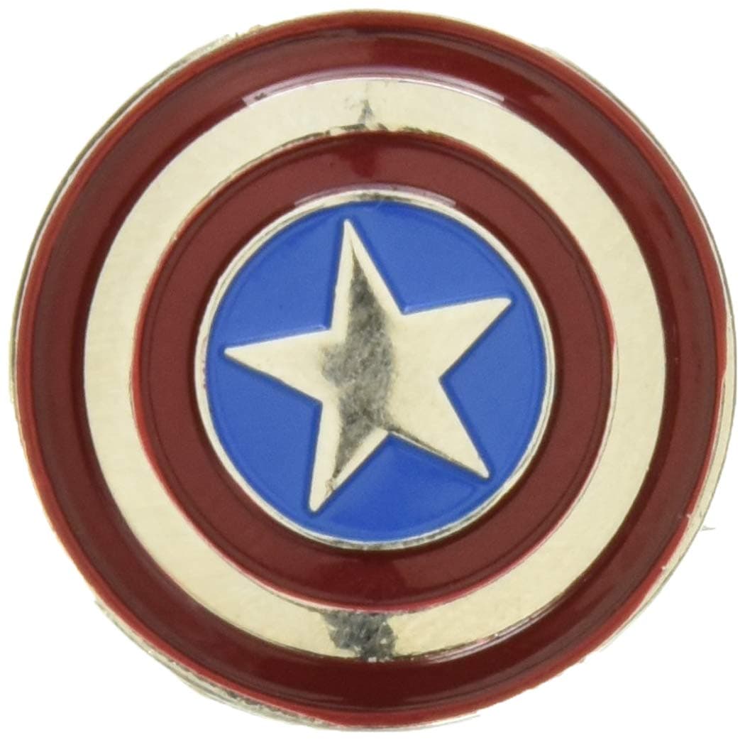 Captain America Colored Pewter Lapel Pin