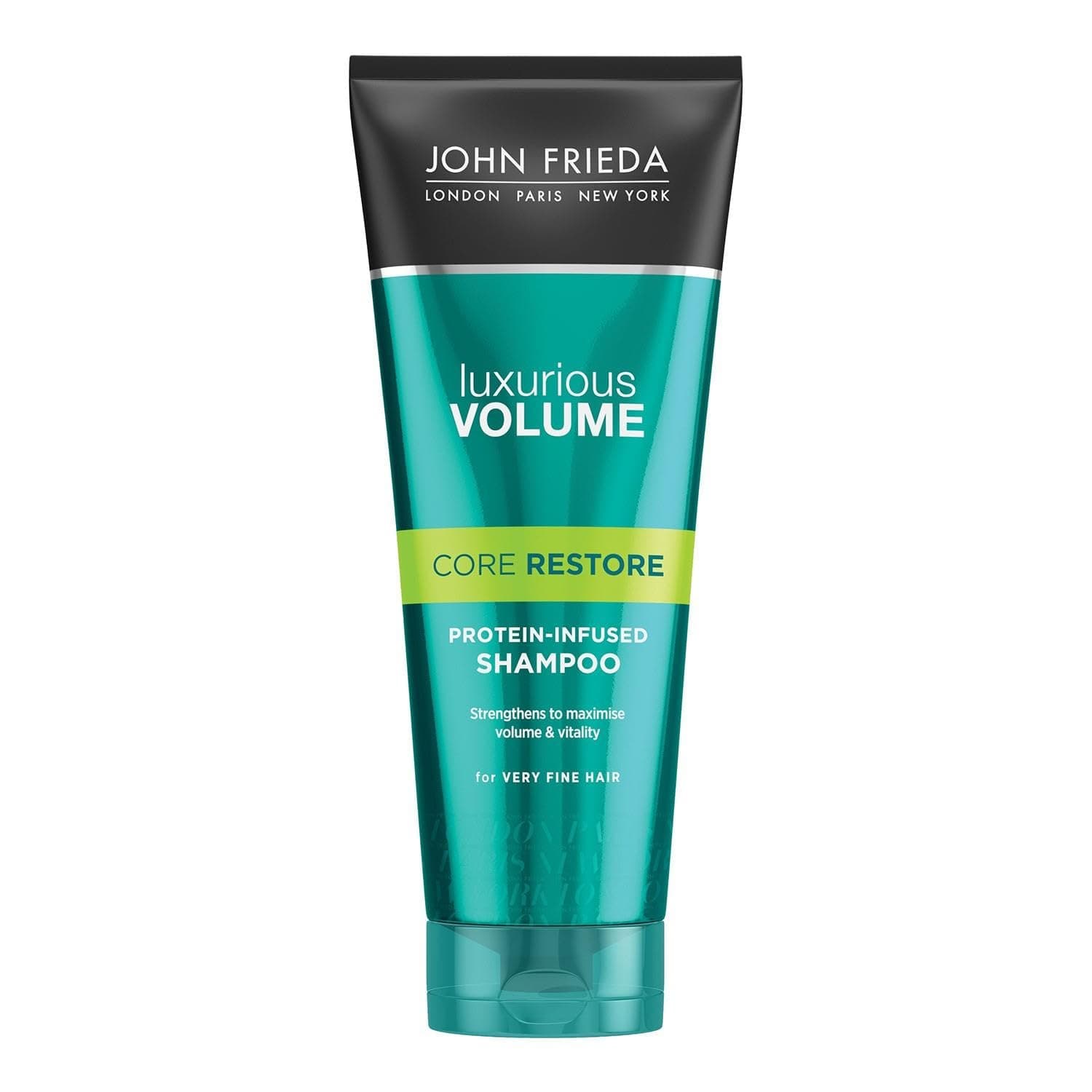 John Frieda Luxurious Volume Core Restore Protein-Infused Shampoo 250 Ml, Thickening Shampoo For Thin And Fine Hair