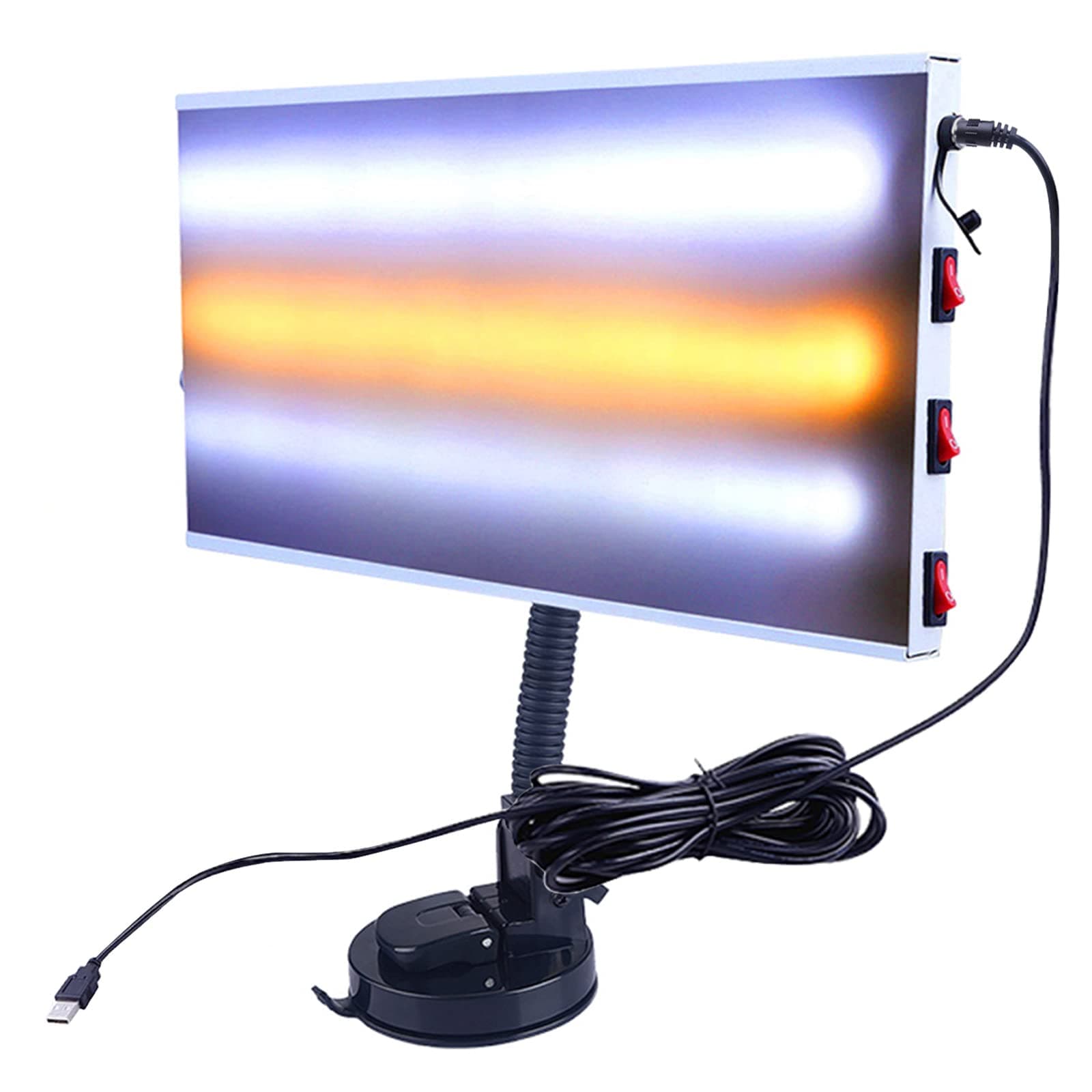 PDR Light Paintless Dent Repair Tools, Car Dent Reflector LED Stripe Line Board, Automobiles Body Stripe Testing Light for Car Body Dent Removal