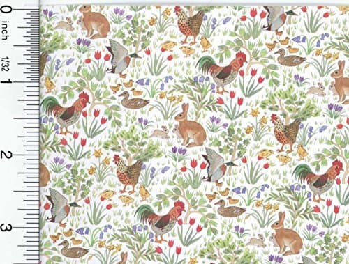 Dollhouse Wallpaper Country Springtime