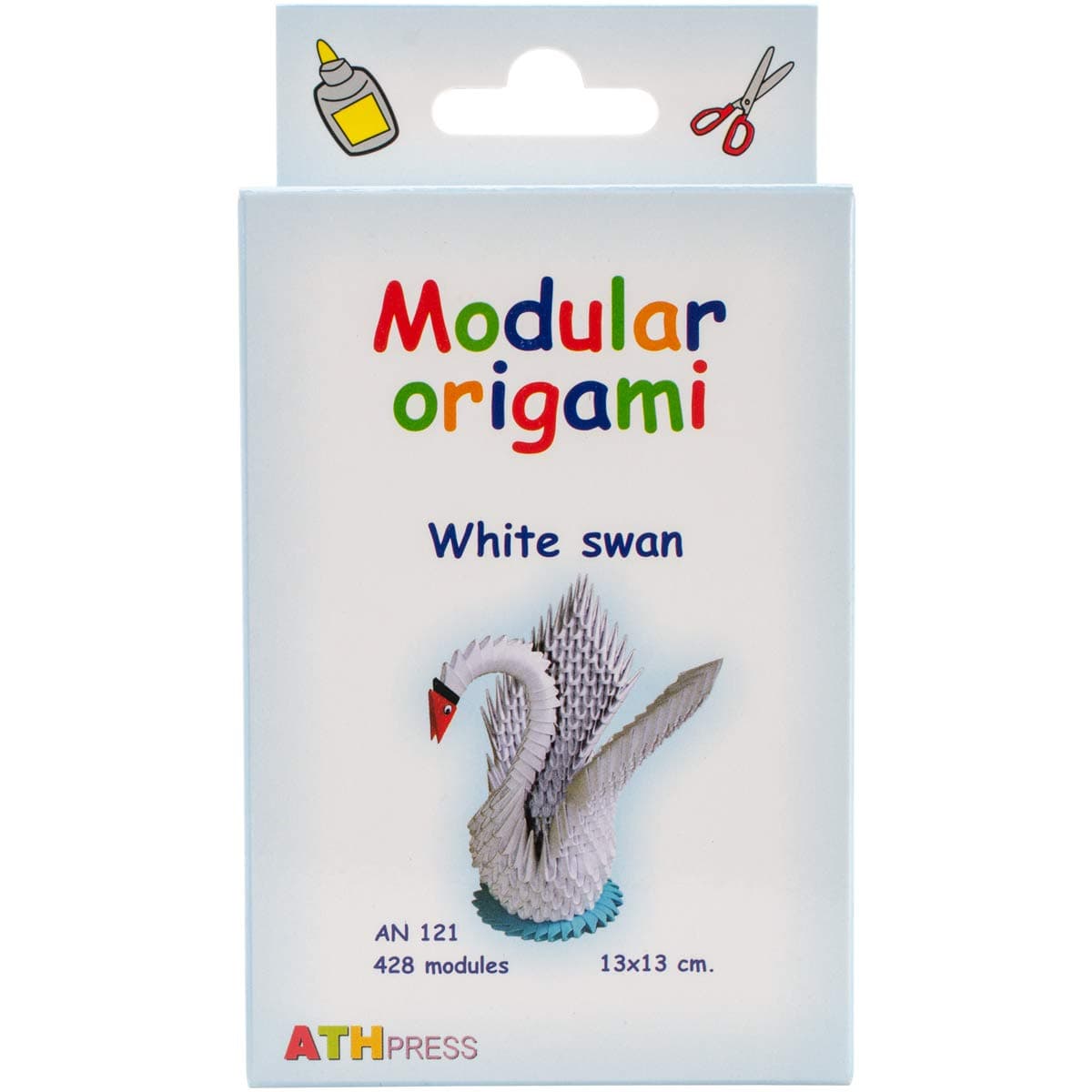 Modular Origami428 Piece Set White Swan