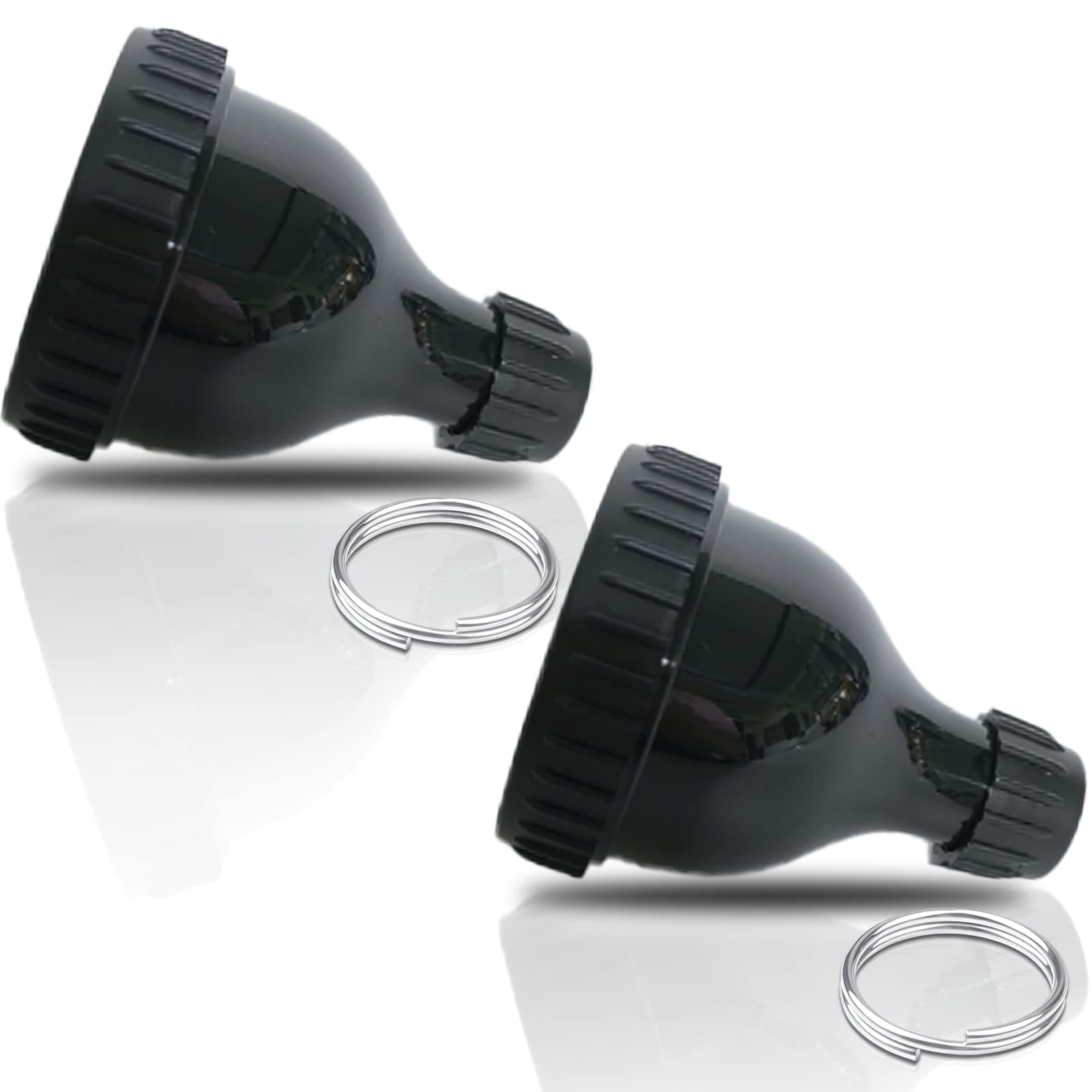 Protein Powder Container to Go Funnel 2 Pack Keychain for Shaker Cup Water Bottle Funnel for Gym Powders. Protein Powder Holder BPA Free,Portable 100ml,Pre Workout Protein Powder Container to go