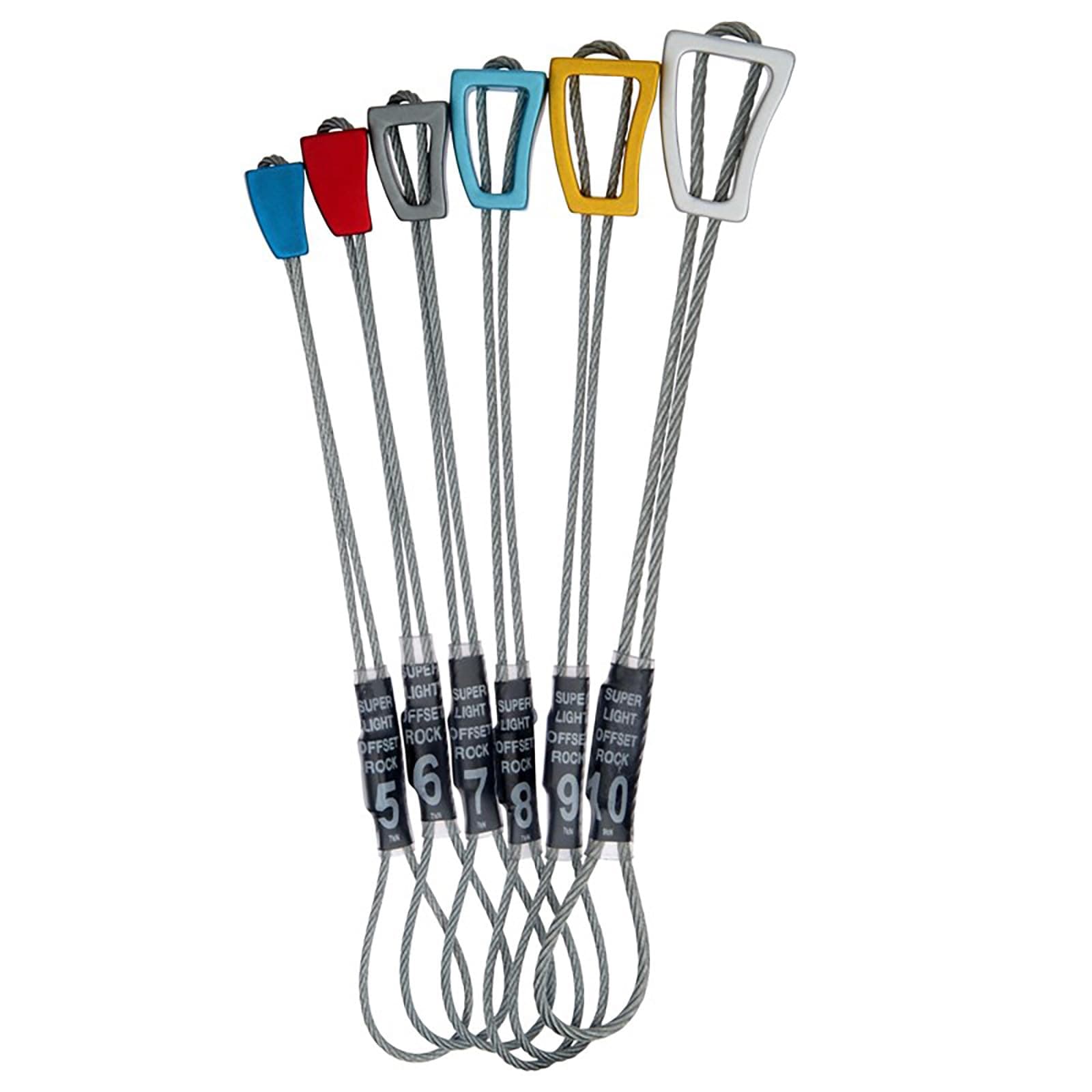 Wild Country Superlite Offset Rocks - Lightweight, Anodized Rock Climbing Nuts