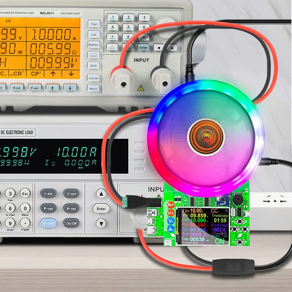 DL24P 4-WIRE Battery Capacity Tester Electronic Load Power Tester Discharge Meter 150W 200V 25A