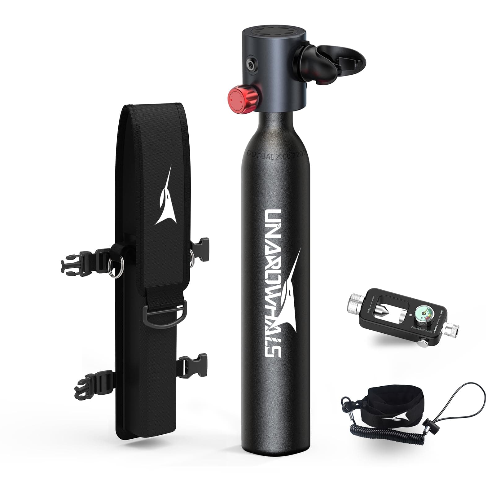 Mini Scuba Tank, 0.5L Scuba Diving Tank,DOT Certification Dive Tank
