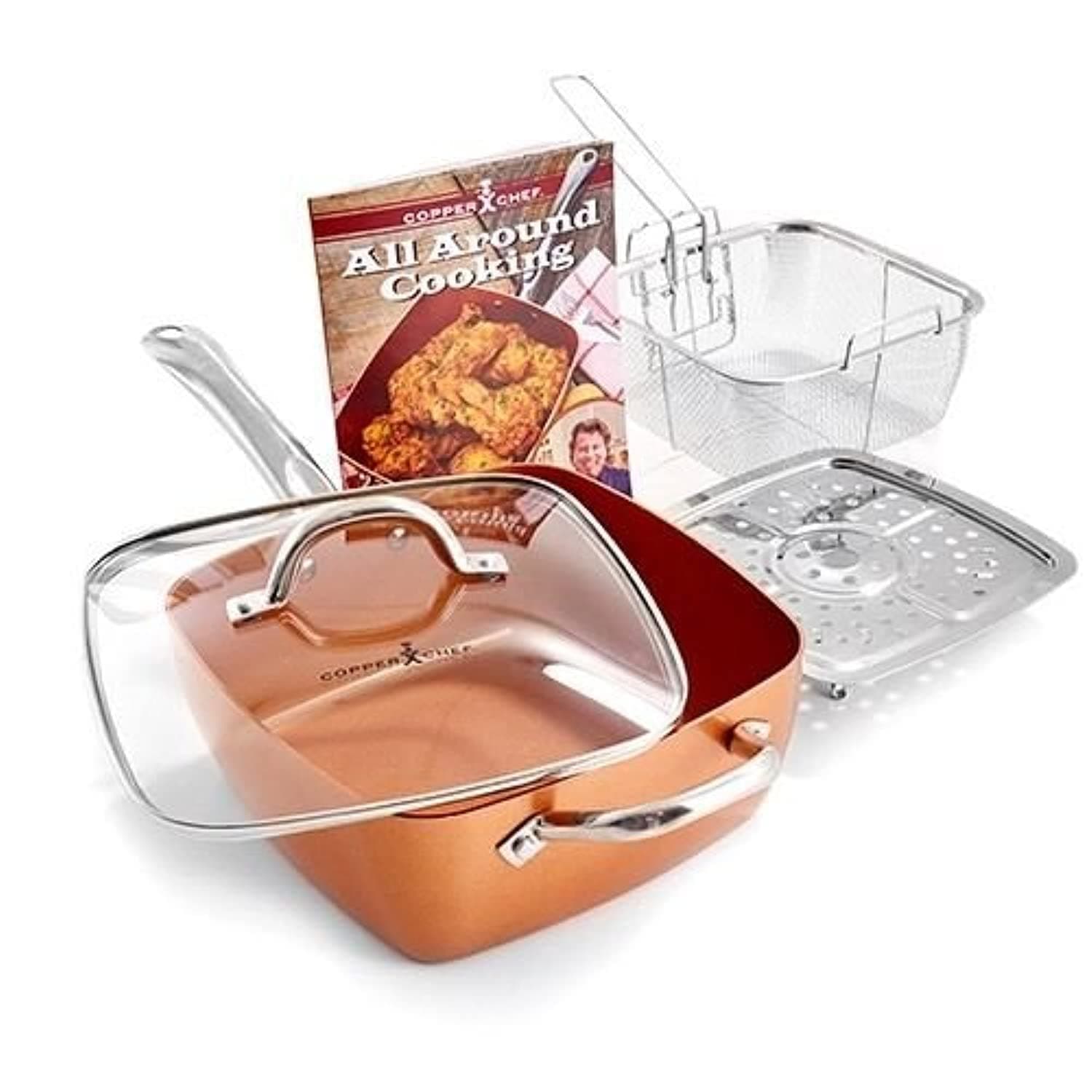Copper Chef KC15053-04000 Cookware Set 5, Nonstick