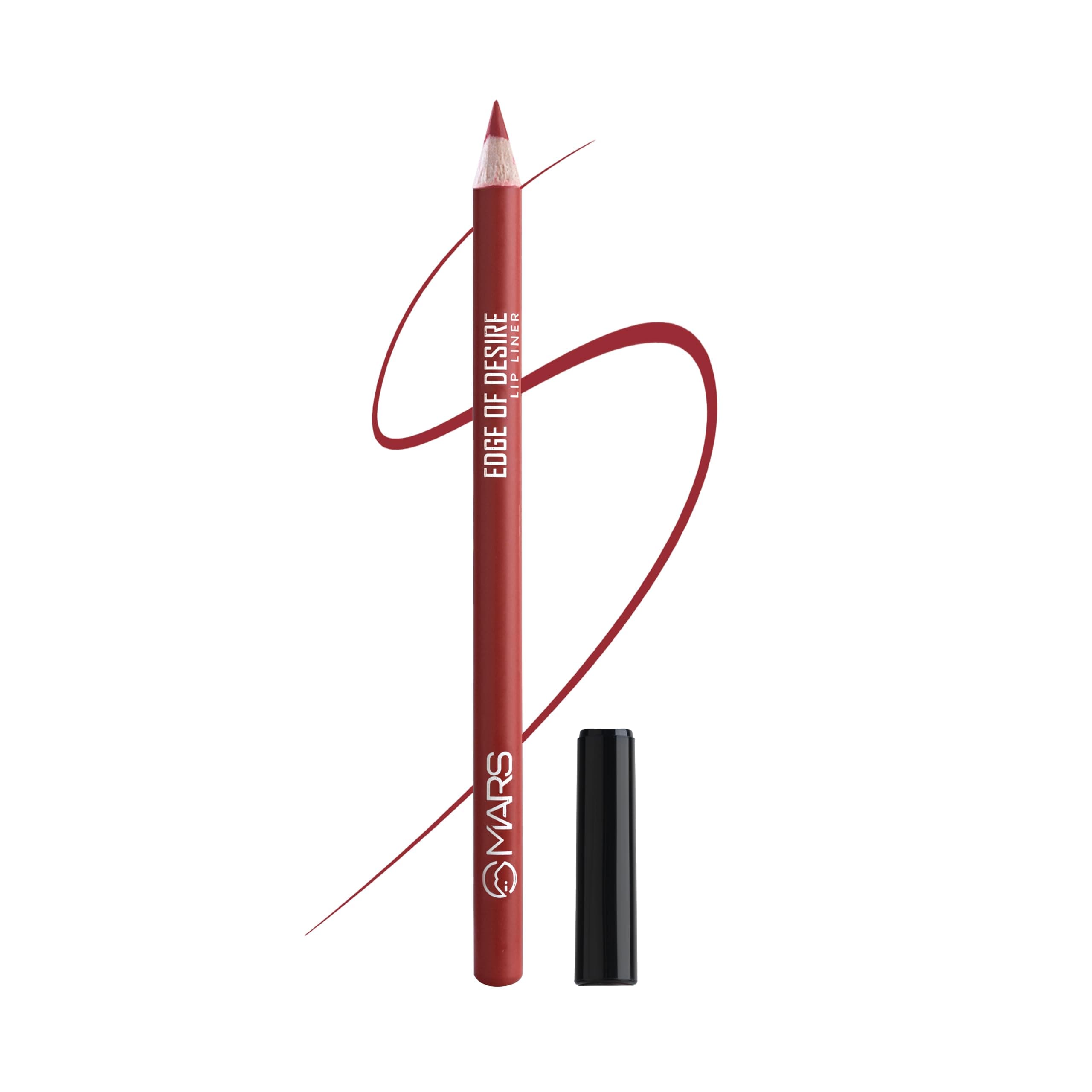Matte Lip Liner | One Swipe Smooth Application | Long Lasting Lip Pencil (1.4gm) (06-RED TEASE)