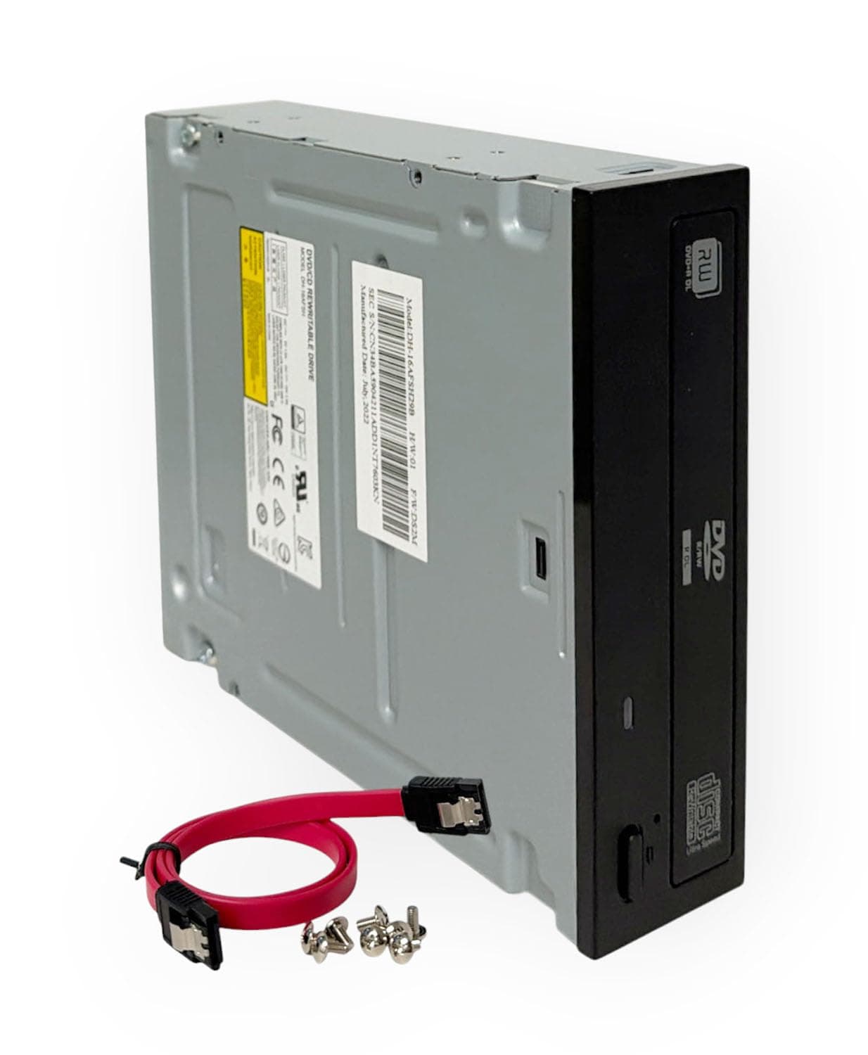 BestDuplicator Lite-On Super AllWrite IHAS124-04-KIT 24X DVD+/-RW Dual Layer Burner + Nero 12 Essentials Burning Software + Sata Cable Kit