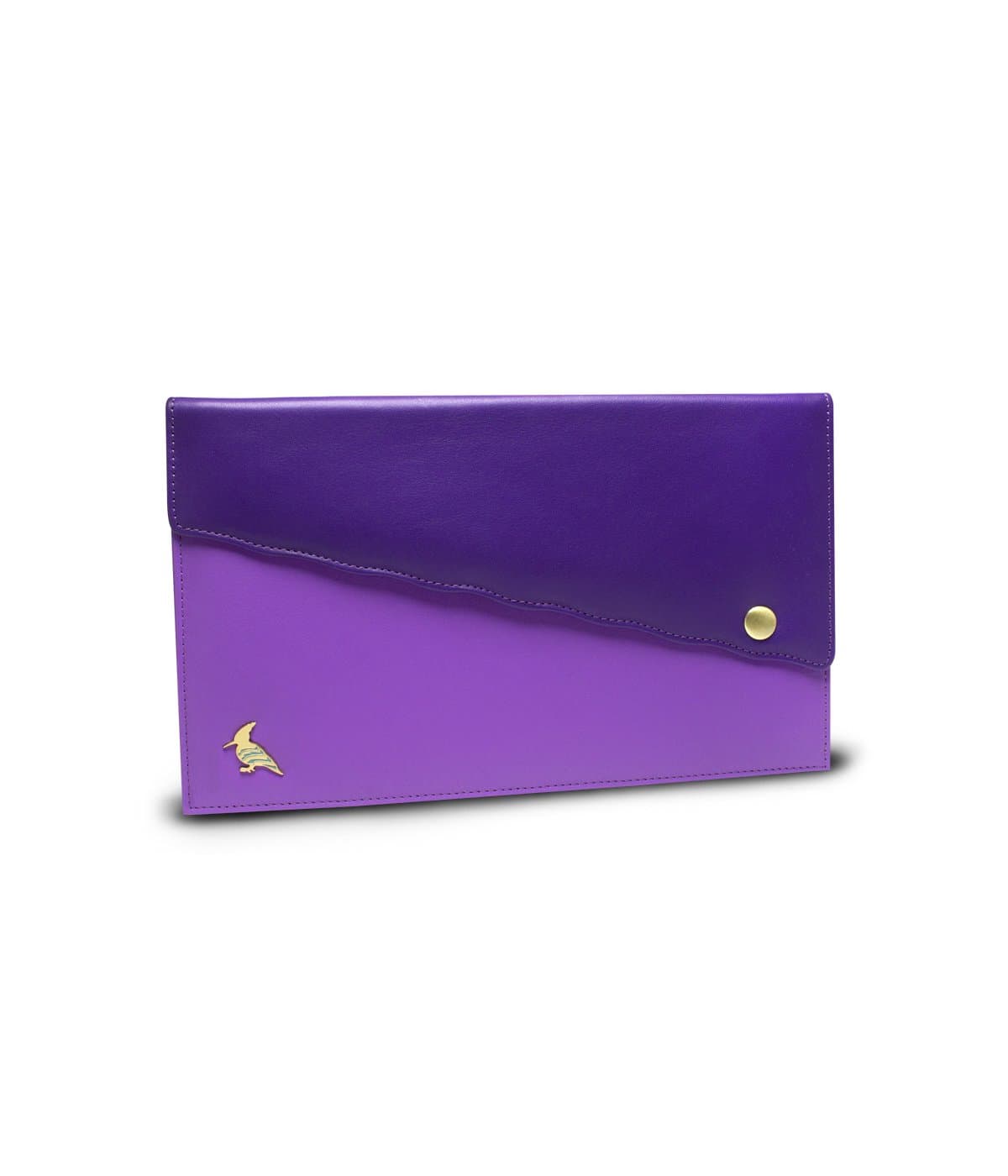 OneOddBird Leather Photo Envelope (Purple)