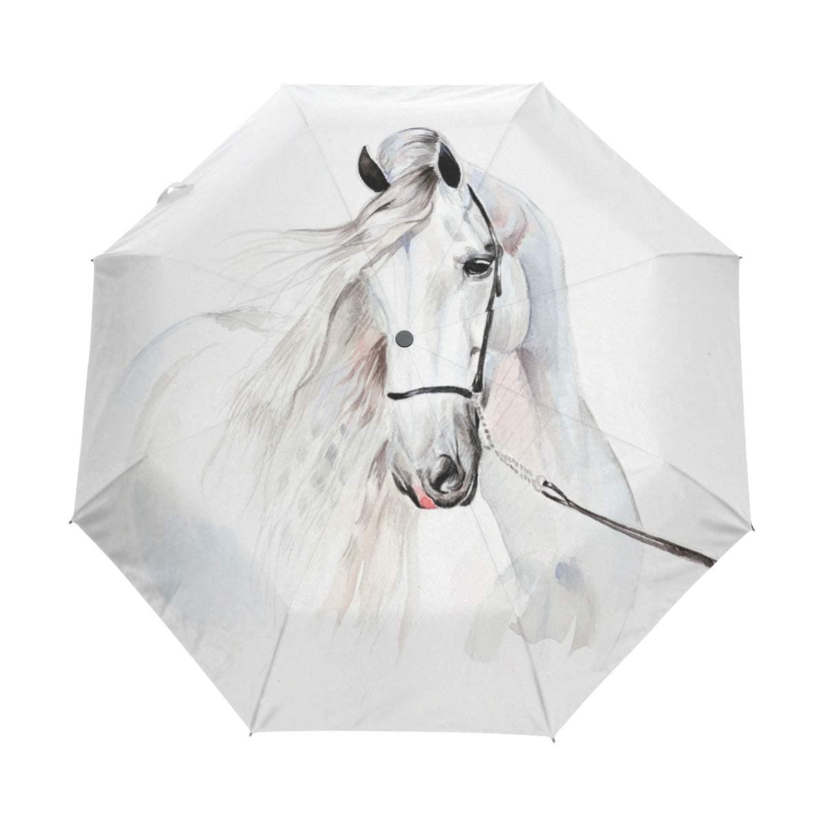 FORMRSAutomatic Umbrella, Rose Pink Umbrella Compact Lightweight, Waterproof Windproof for Sun Rain Travel