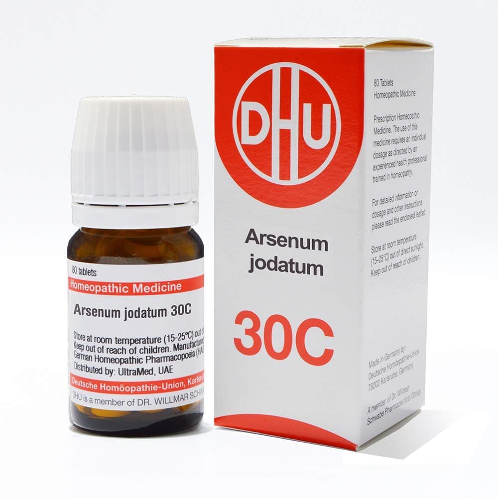 DHU ARSENUM JODATUM 30C HOMEOPATHIC TABLETS, MADE IN GERMANY, 80 TABLETS