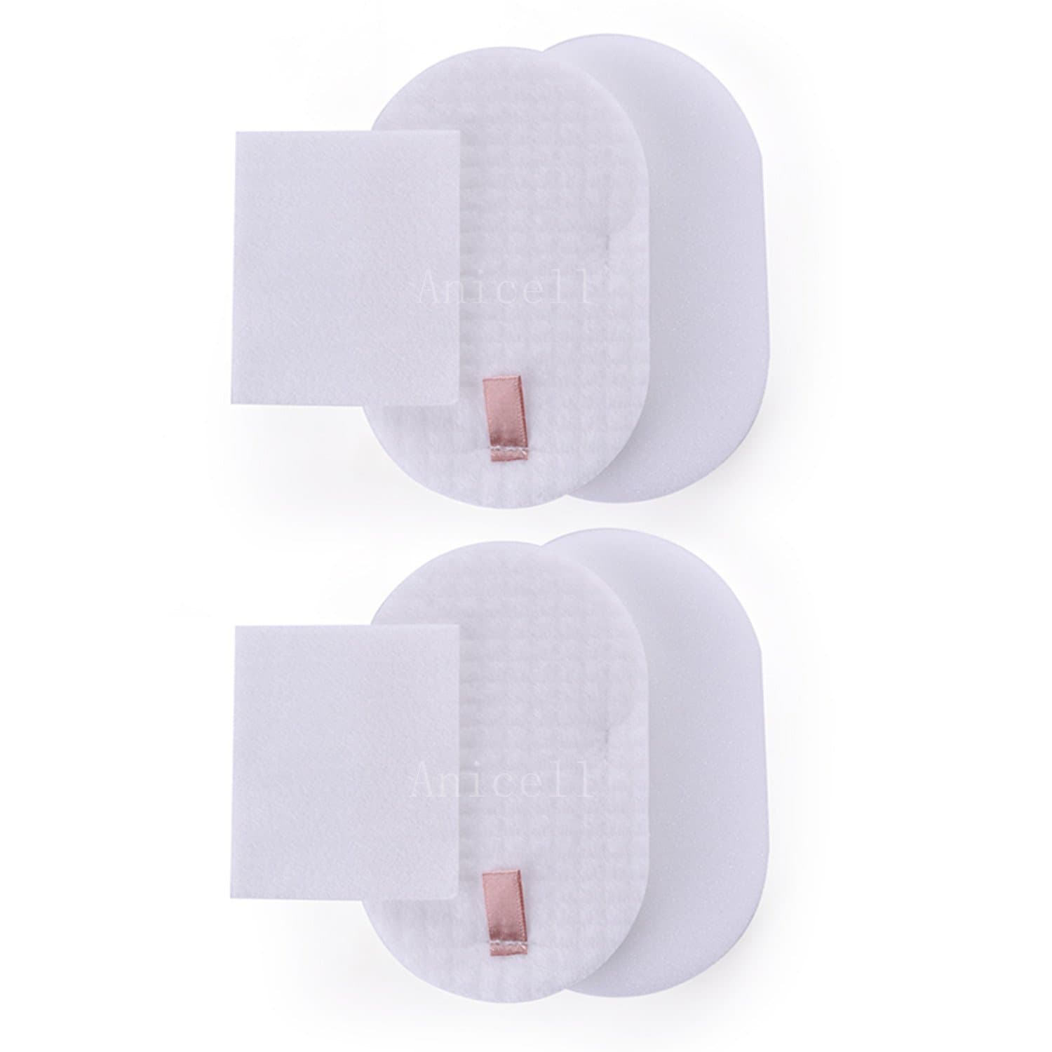 Anicell 2 Pack for Shark Replacement Rocket Powerhead Foam & Felt Filter Kit for AH400, AH401, AH452, AH454 Vacuum Cleaner - Part #XFFH400