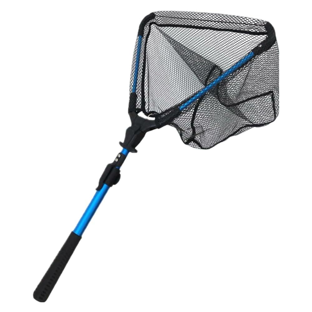 Digital Land BRx BK Landing Net, Adjustable Length, Approx. 4.9-6.9 ft (1.4-2.2 m), Foldable, Ball Net