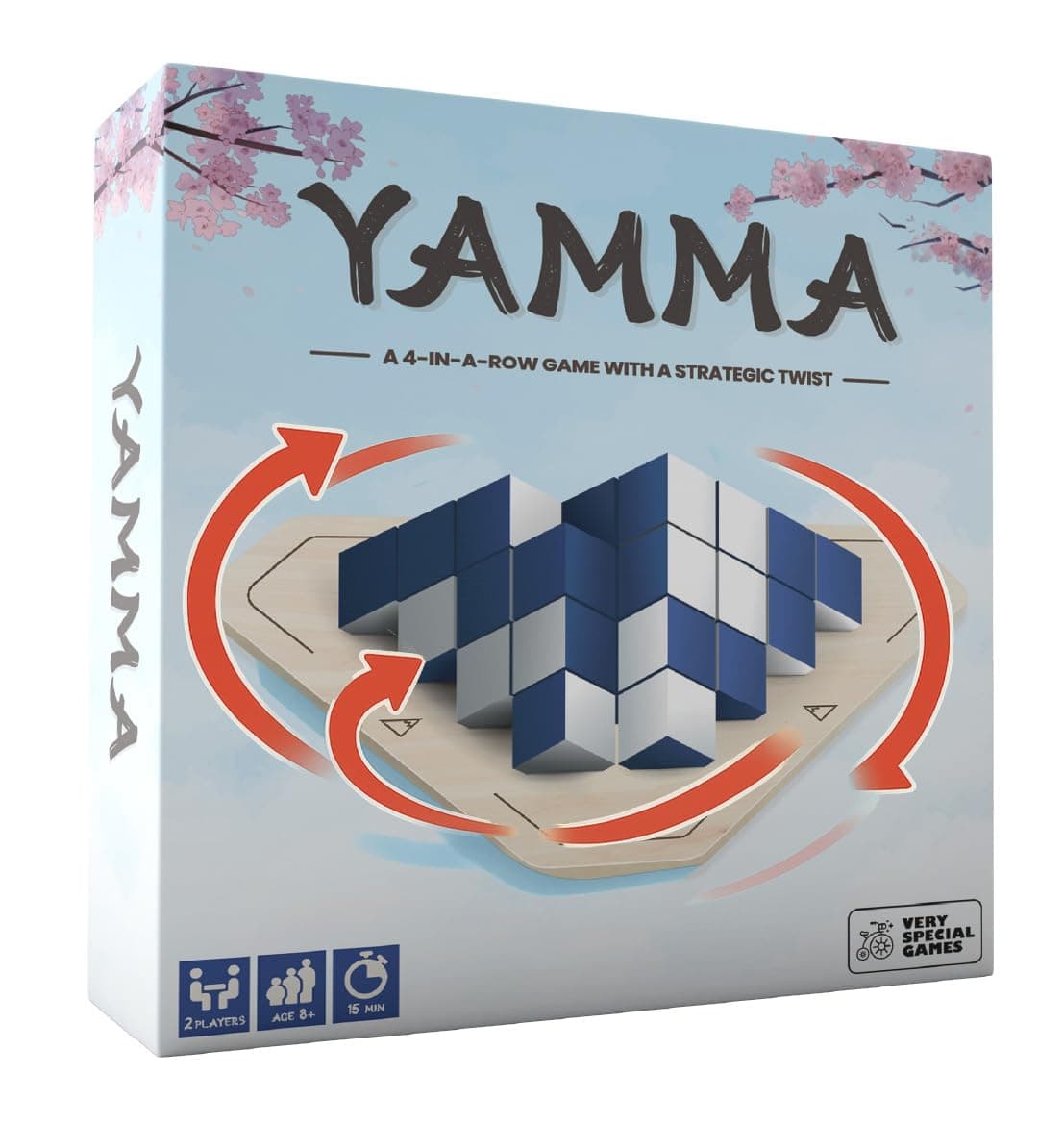 yamma - A 3D Abstract 4 In-a-Row Strategy Game with a Twist