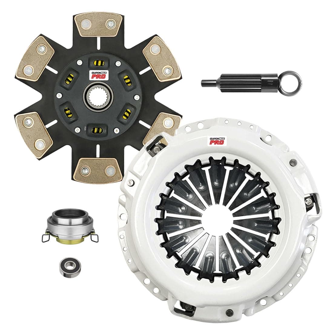 ClutchMaxPRO Performance Stage 3 Clutch Kit Compatible with 2005-2018 Tacoma 2.7L 2WD 4WD 1993 1994 T100 3.0L 4WD (CP16094HDC-ST3)