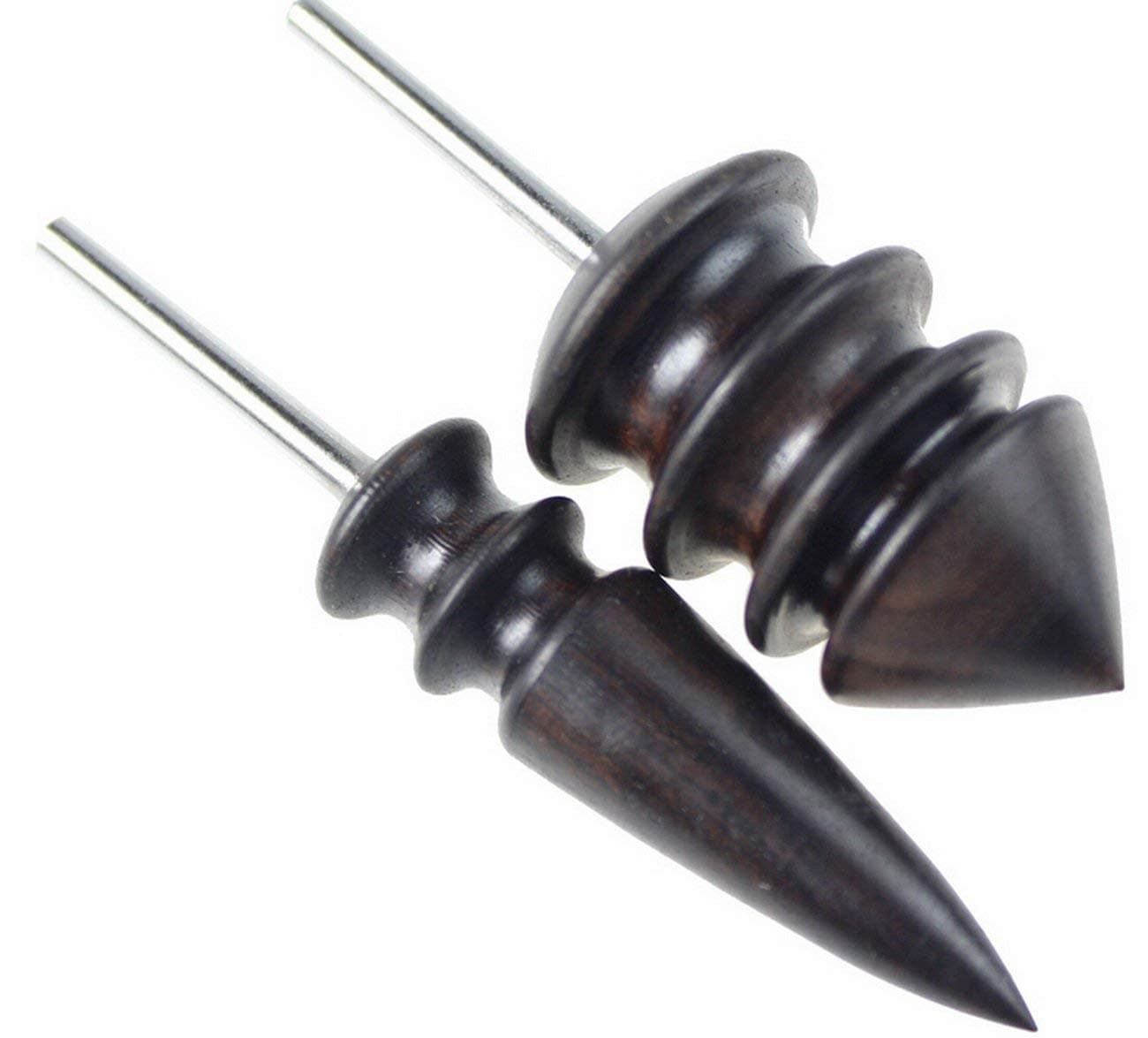 Pointed Tip Leather Burnishing Tool,Leather Edge Burnisher Leather Slicker Tool Set Burnishing Wheel of Leathercraft Supplies by INNETOC