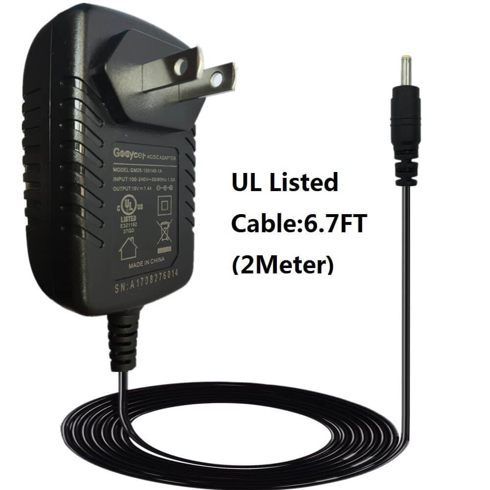 Echo Alexa Power Cord Replacement Charger Power Supply for Echo 1st & 2nd Generation/Echo Show (1st Gen)/ Echo Plus (1st Gen)/Echo Look/Fire TV 2nd Generation/Echo Link(Cable 6.7ft UL Listed Adapter)