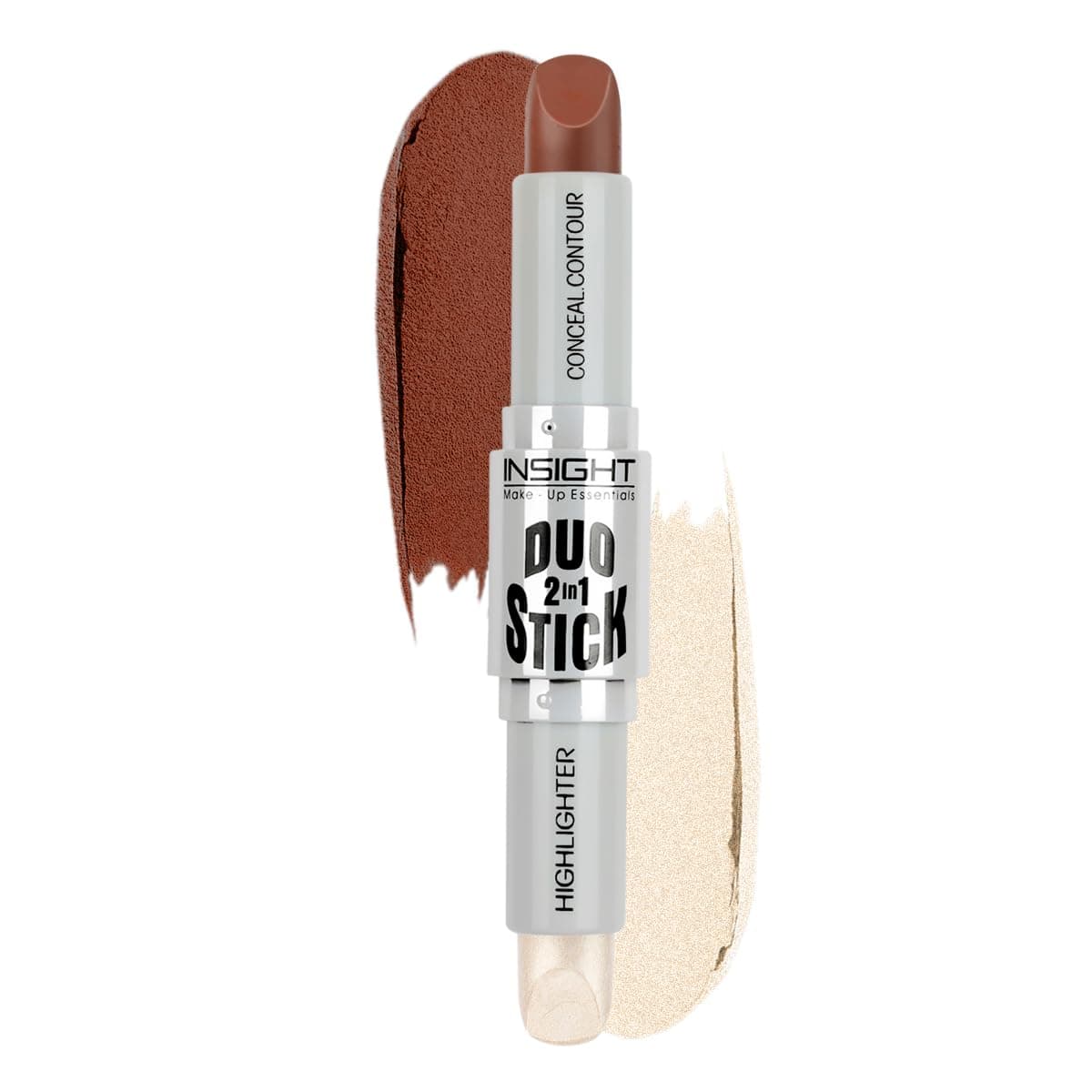 Cosmetics Duo Stick Conceal Contour + Highlighter-Chocolate|Medium Coverage|Creamy Finish| Crease Resistant|Long Wear|Travel Friendly| For All Skin Types-8.5gm