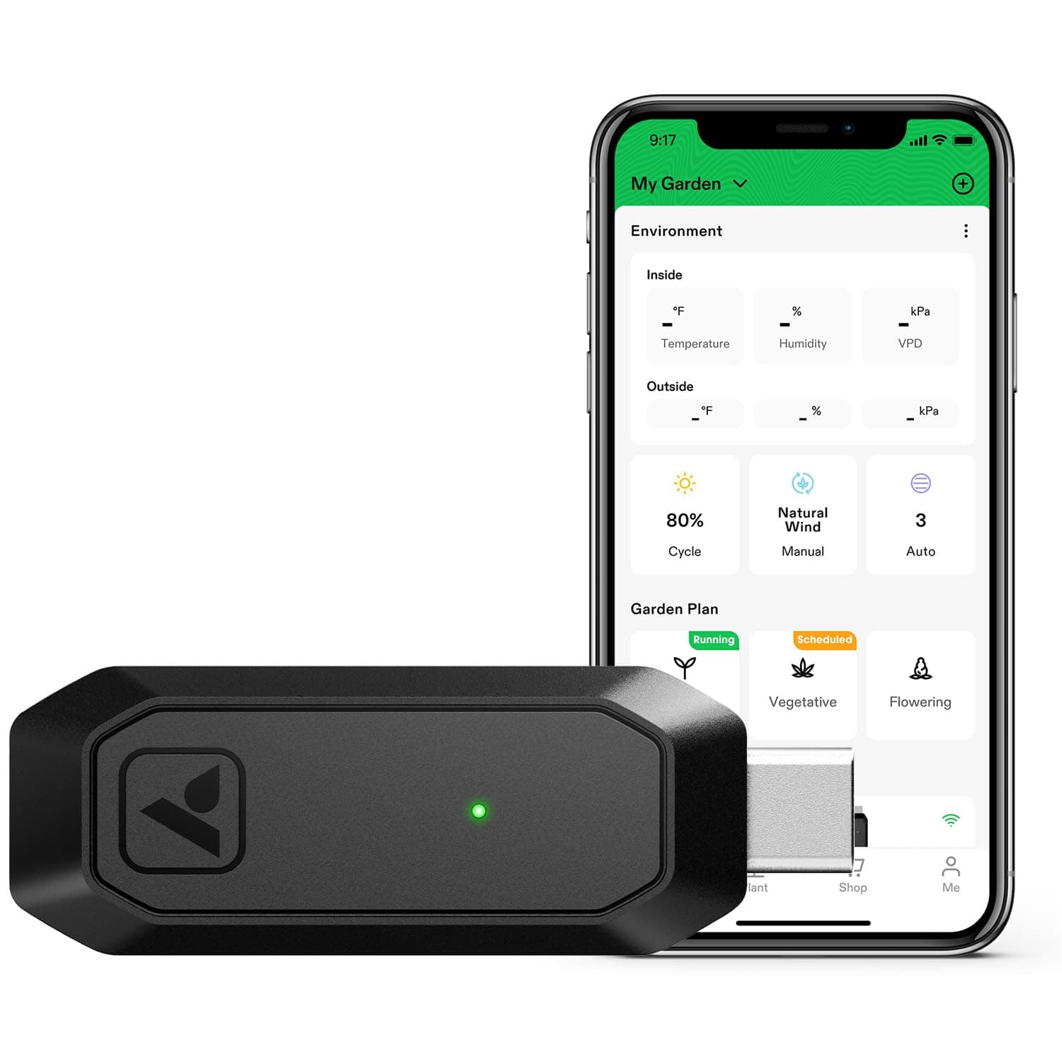 VIVOSUN GrowHub Controller E25, Supports Smart Grow System Devices, Easy to Install & Use, WiFi App Controllable, Expansion Port for E42/E42A, for Grow Tent Cooling Ventilation Lighting