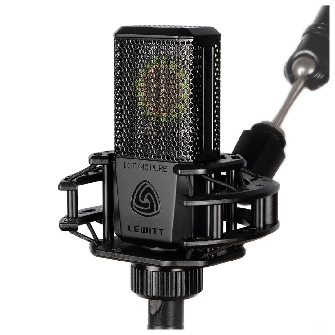 LCT 440 Pure Single-Pattern 1" XLR Unidirectional Large Diaphragm Studio Condenser Microphone (Black)