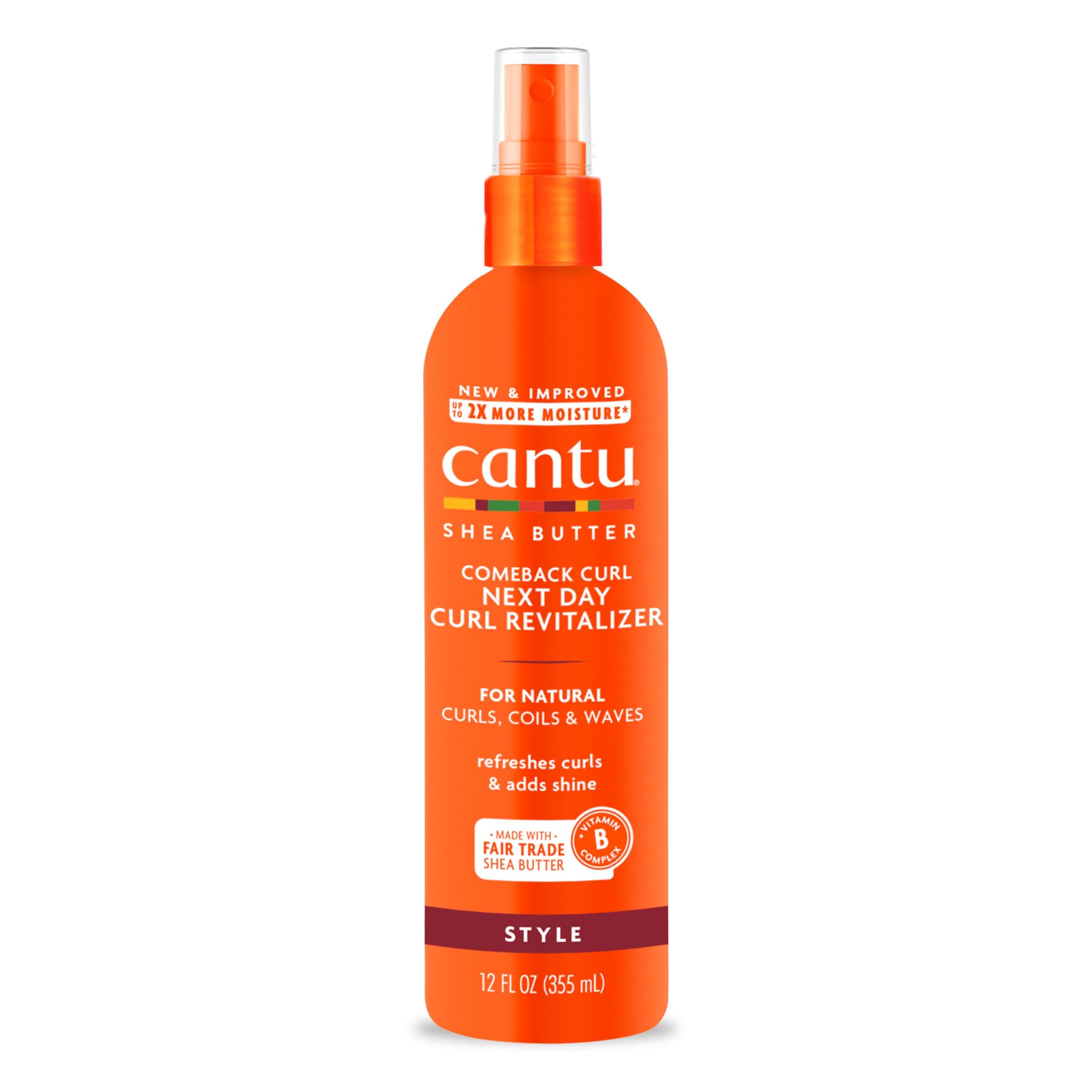 Cantu Comeback Curl Next Day Curl Revitalizer, 12 Fluid Ounce
