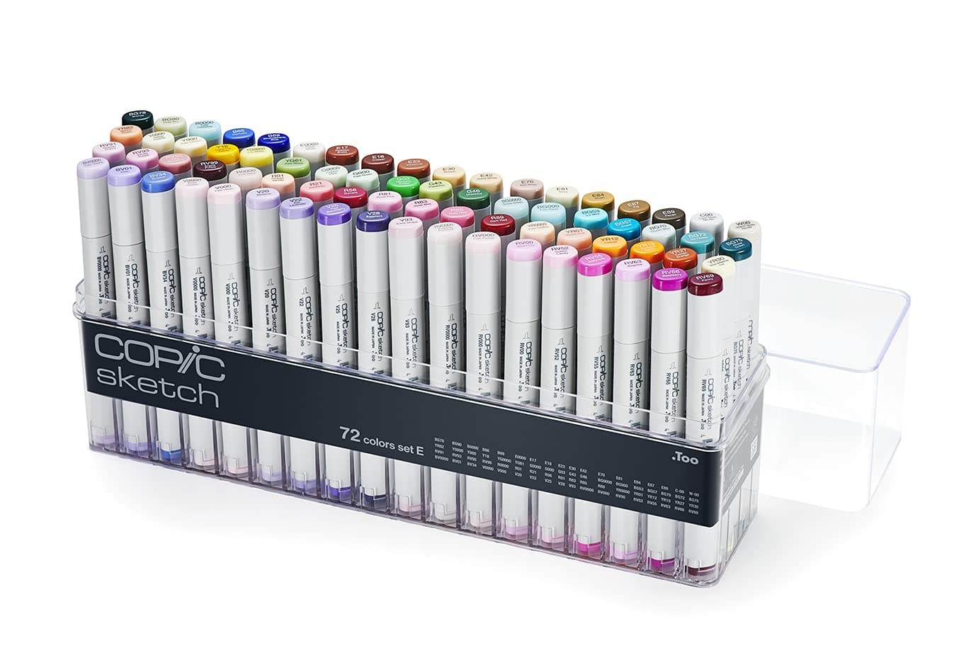 Copic Marker 72-Piece Sketch Set, E