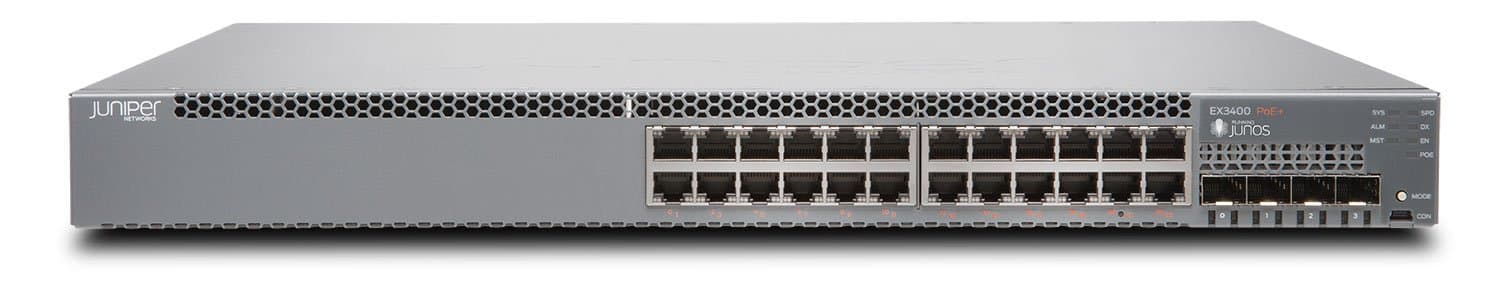 Juniper EX Series EX3400-24T 24 Port Switch