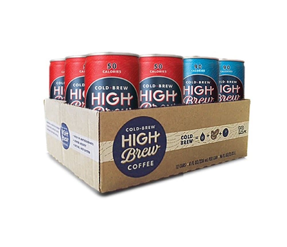 Cold Brew, Double Espresso/Mexican Vanilla, Red & Blue Variety Pack, 8 Fl Oz Can (Pack of 12)
