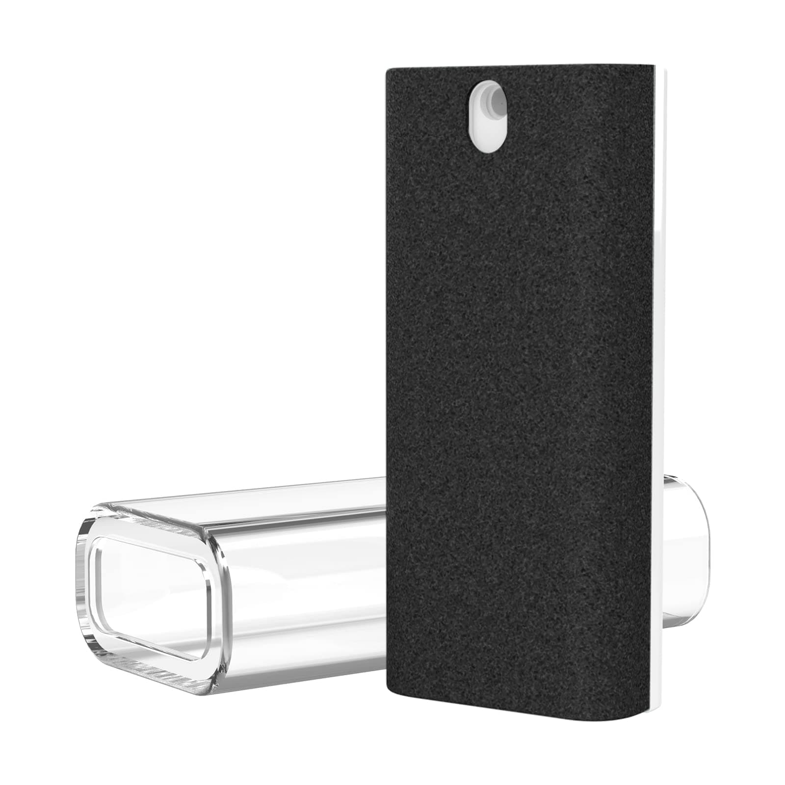 CLICK CLEAN Touchscreen Mist Cleaner, Screen Cleaner, All in One Screen Cleaner Spray with Microfiber and Phone Stand for All Phones, Laptop and Tablet Screens (Black)