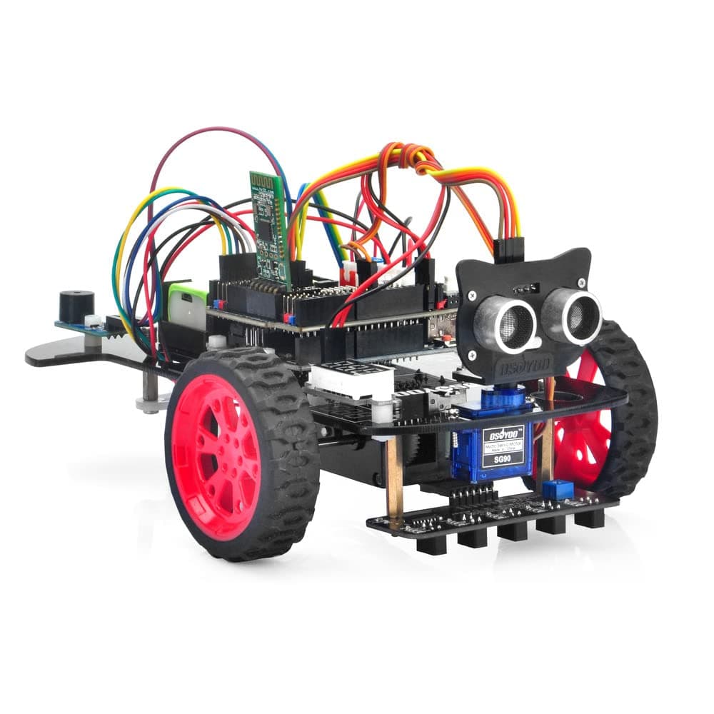 OSOYOO Model 3 Robot Car DIY Starter Kit for Arduino: Educational Motorized R...