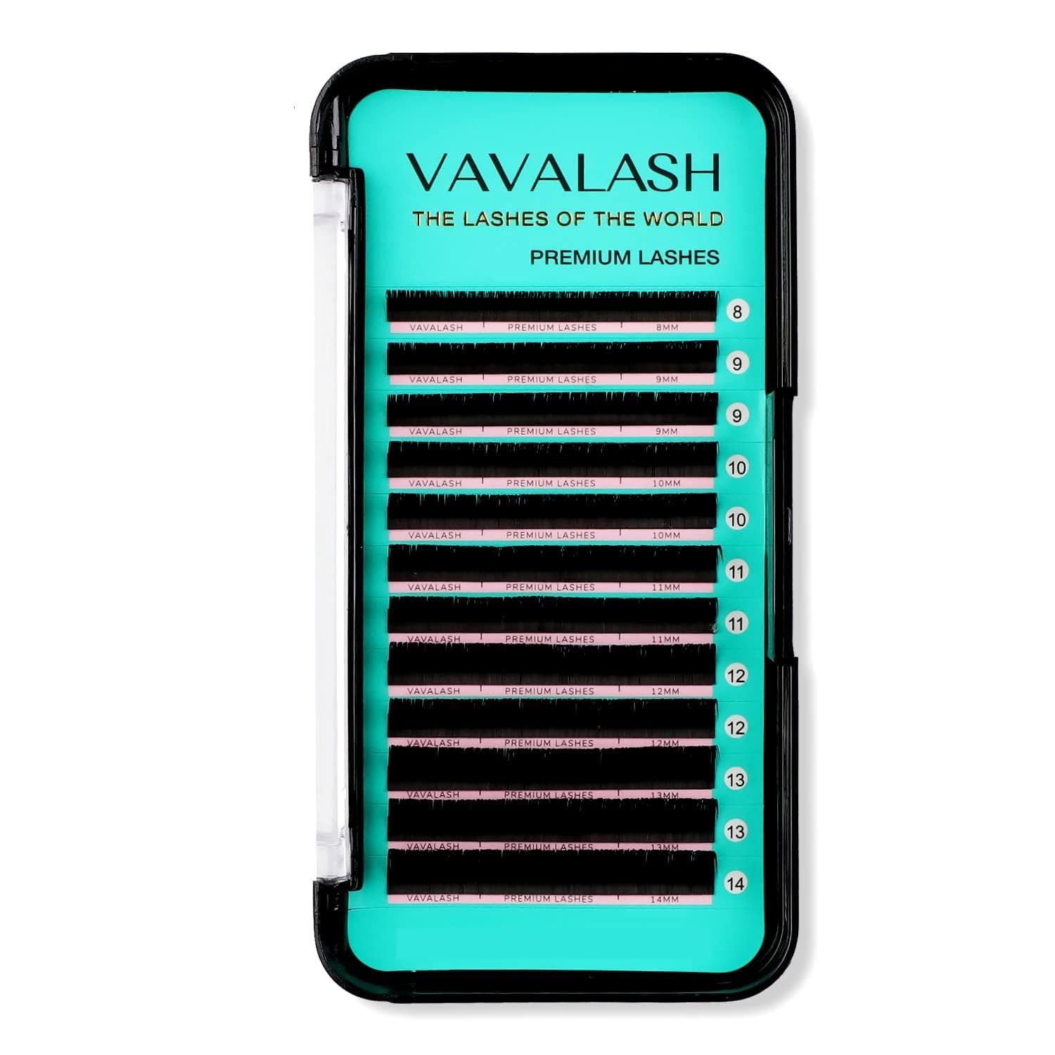 VAVALASH Eyelash Extension 0.03 C Curl Mink Eyelash Extensions Individual Lashes Classic Faux Mink Eyelash Extension Supplies For Salon 18mm Tray Silk Eyelashes (C 0.03,18 MM)