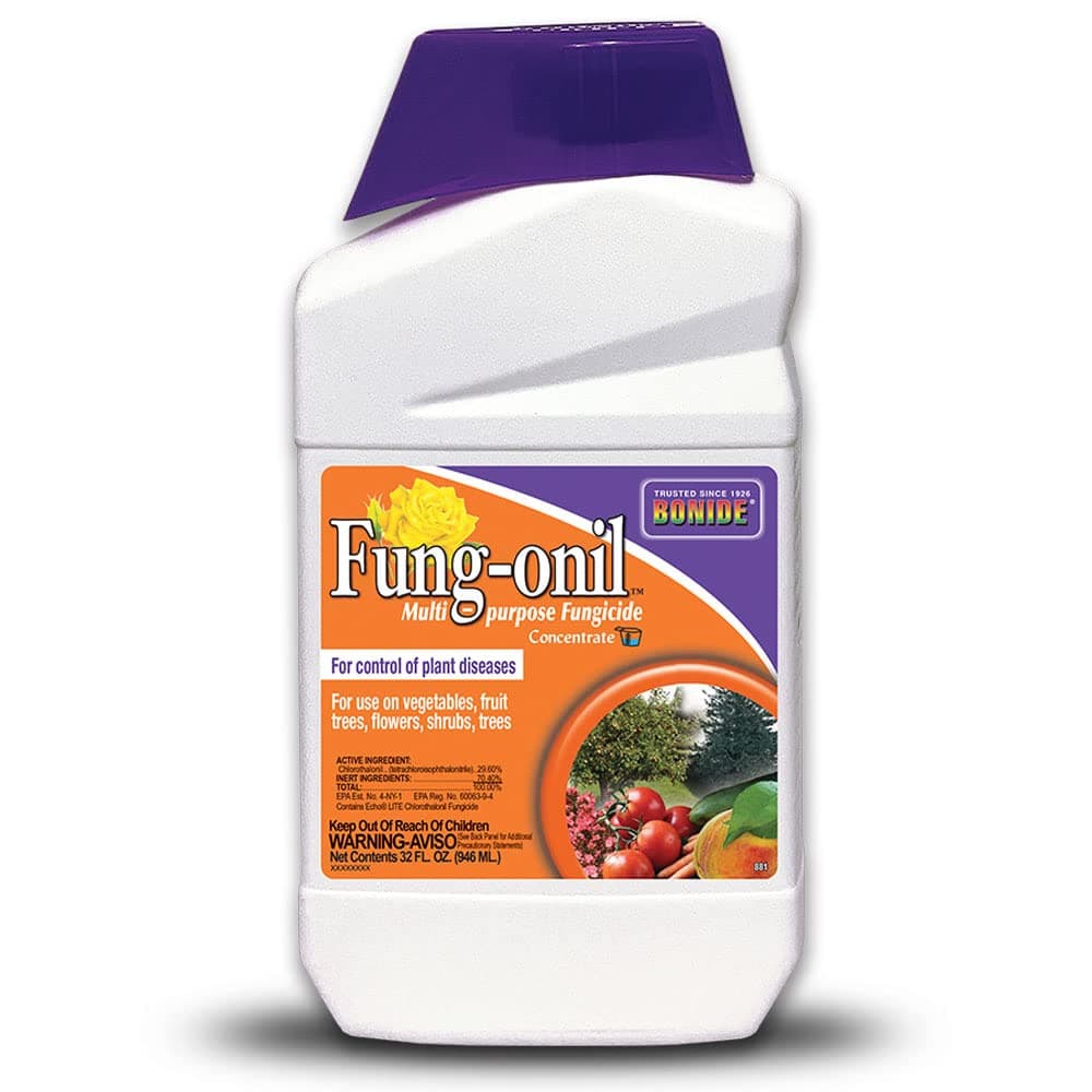 Bonide Fung-onil Multi-Purpose, 32 oz Concentrated Solution for Plant Disease Control, Long Lasting & Waterproof
